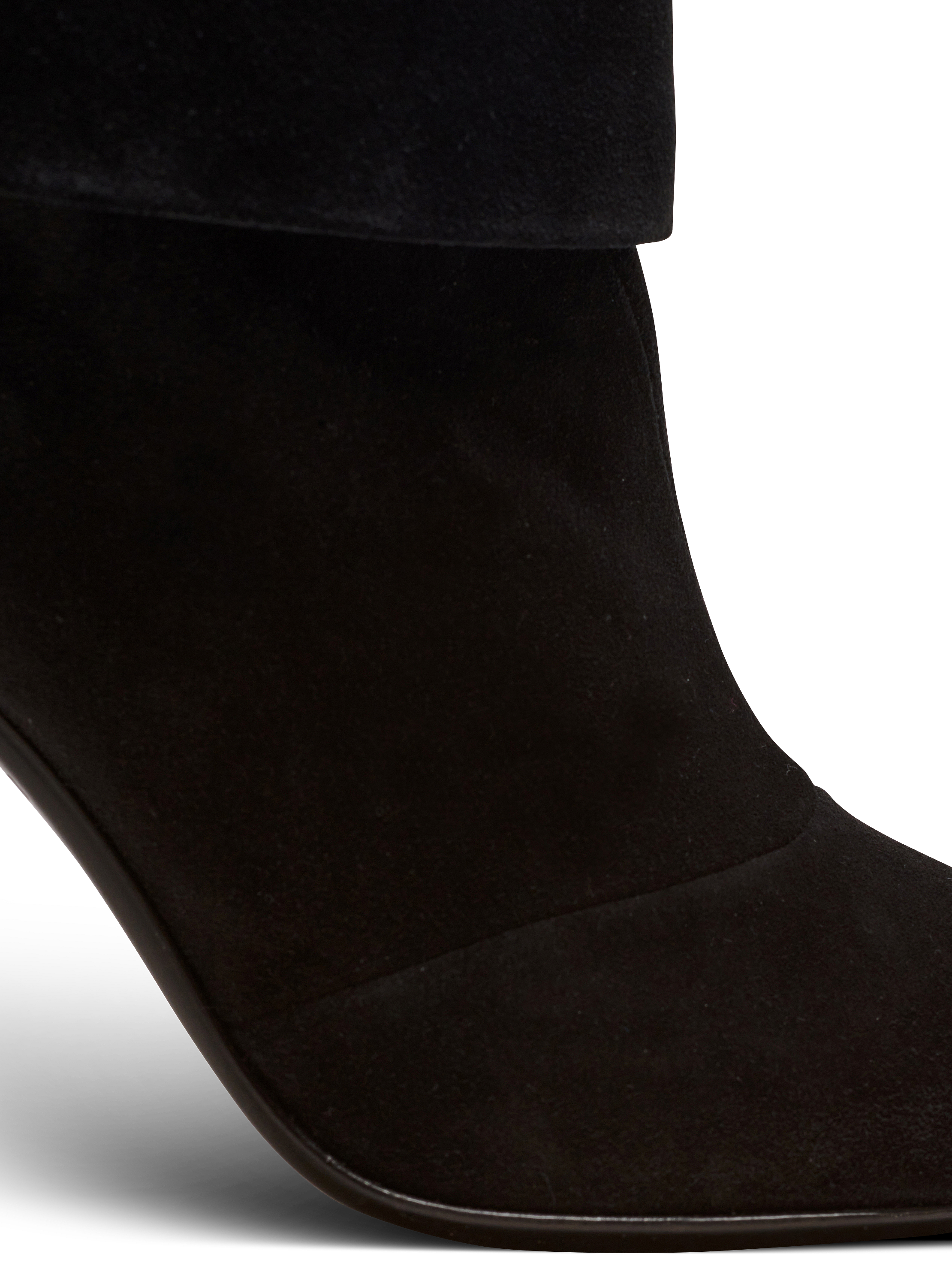 Ariel suede boots black - Women | BALMAIN