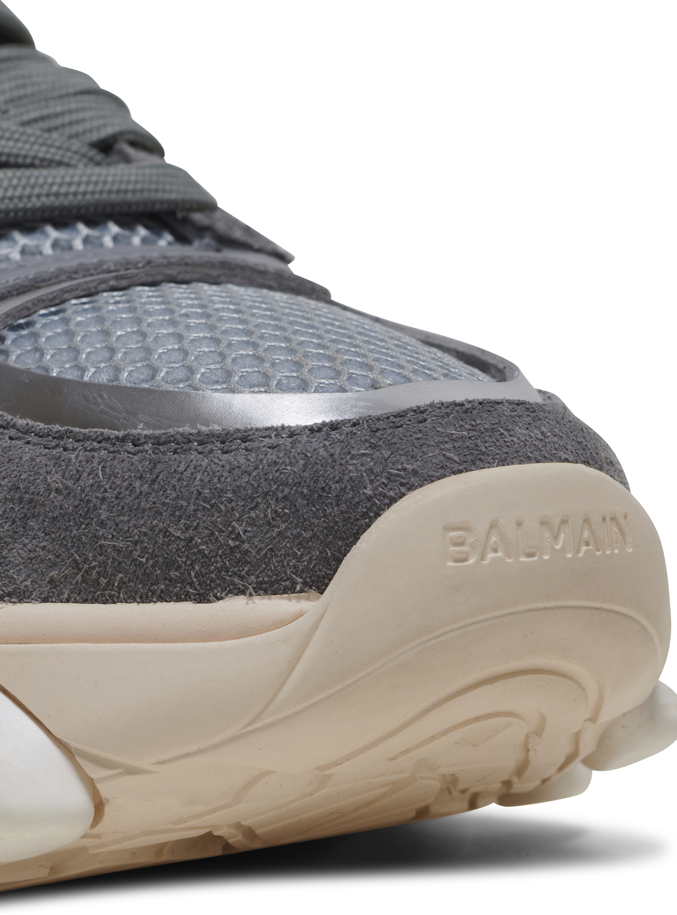 B-East trainers in metallic leather and mesh