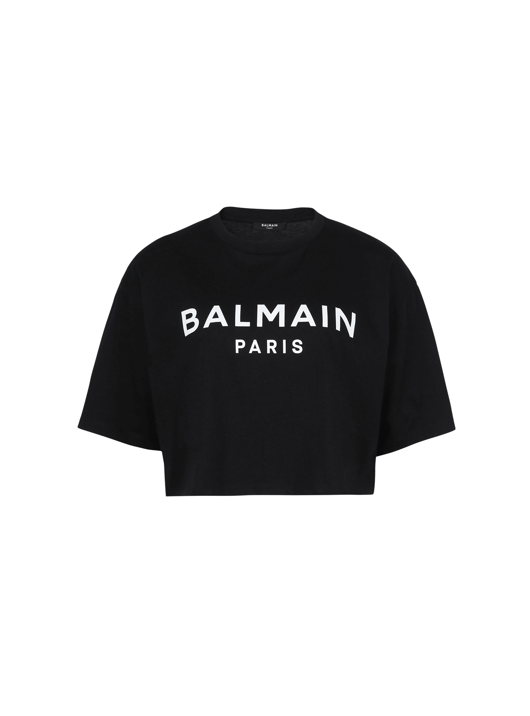 T-Shirt mit Balmain Paris-Print
