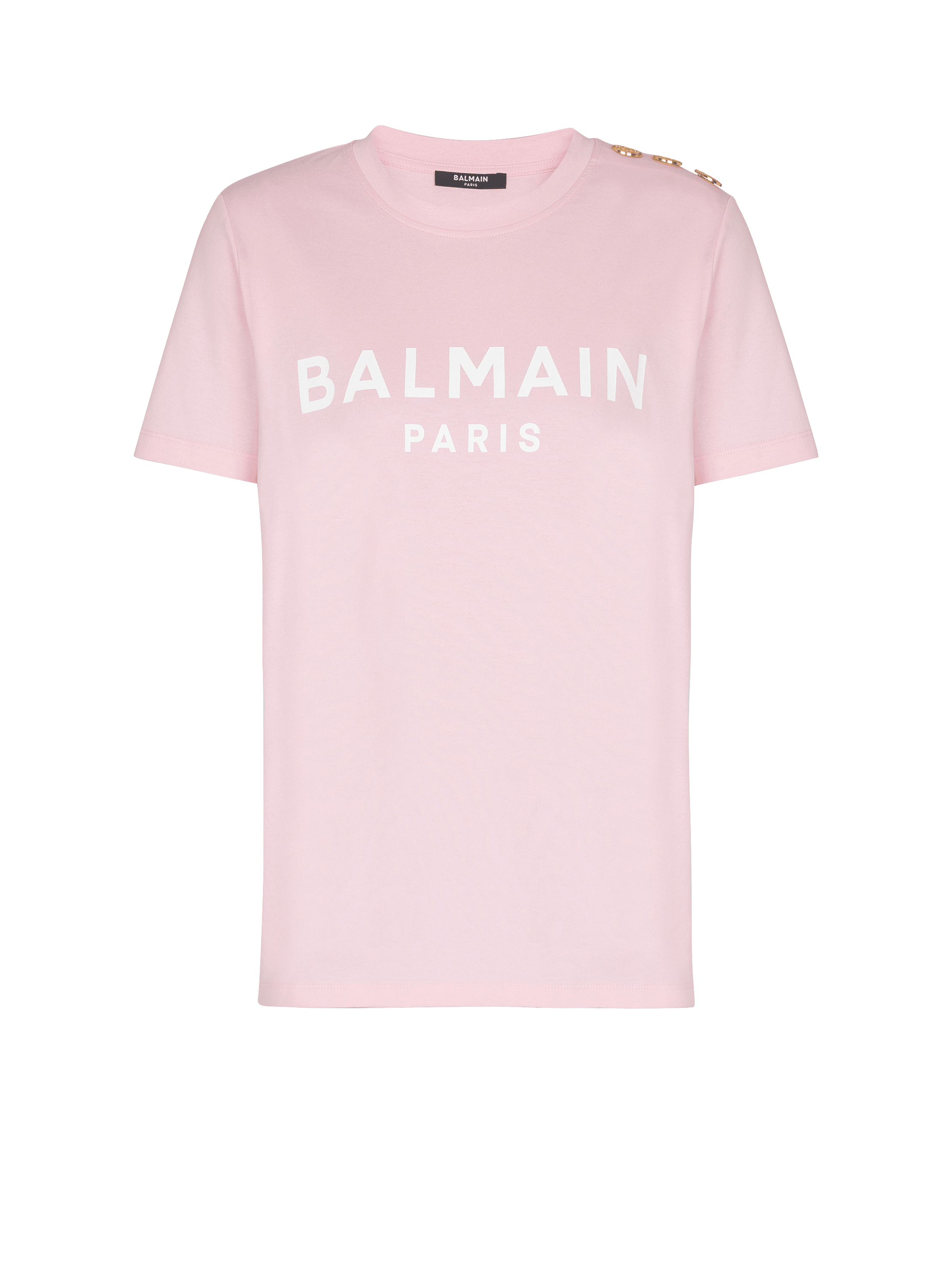 T-shirt with Balmain Paris print
