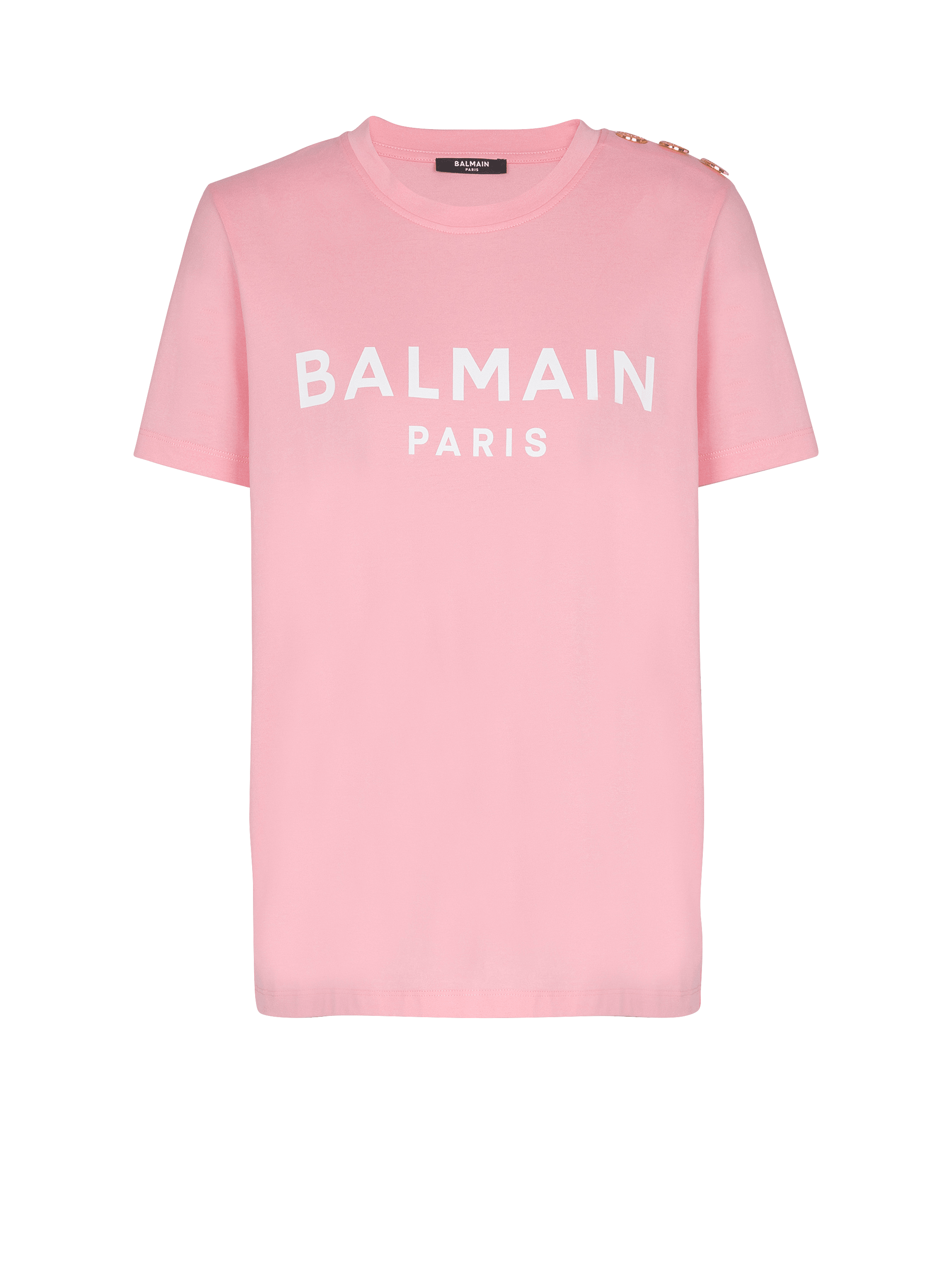 T-Shirt mit Balmain Paris-Print
