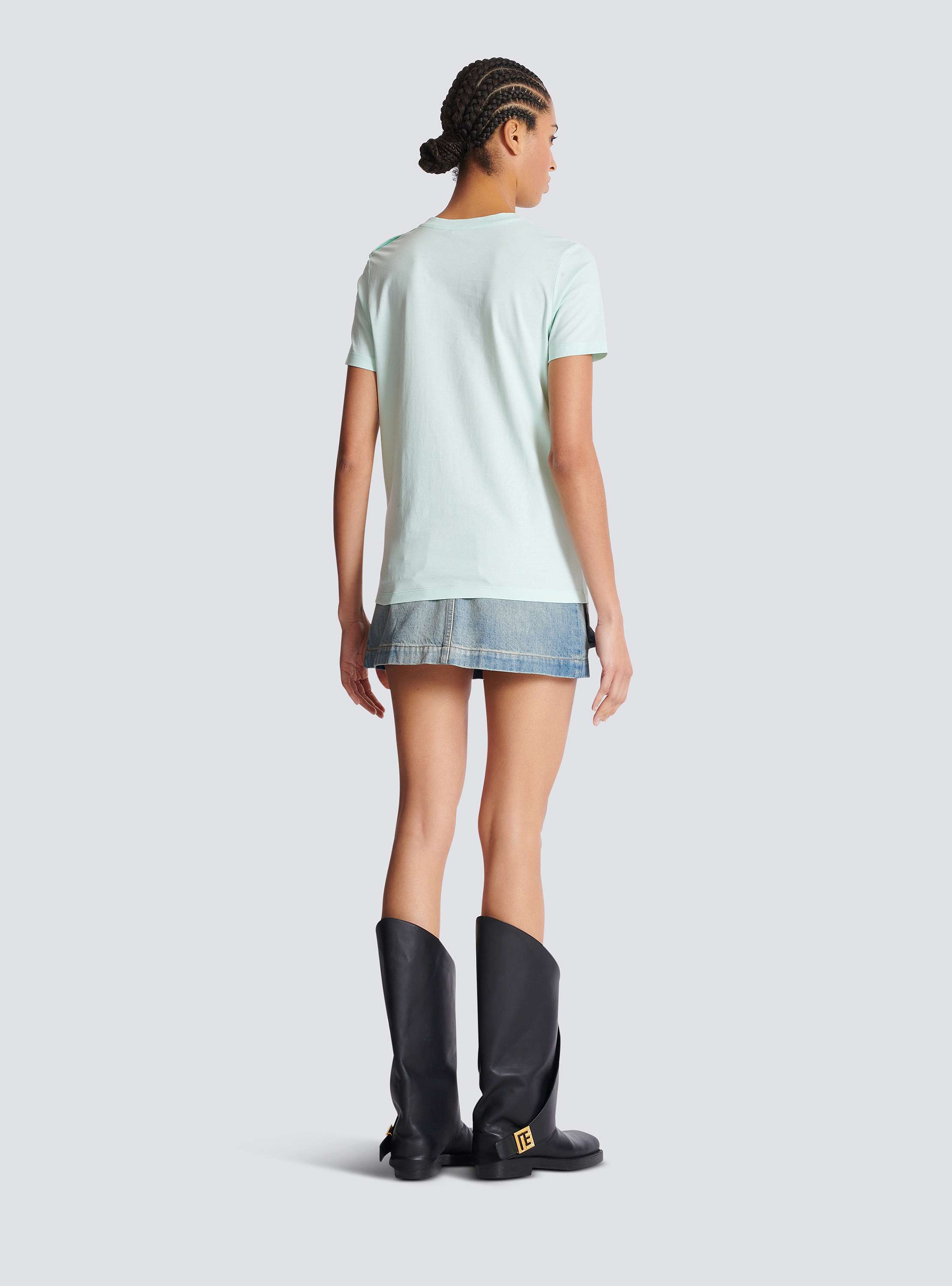 T-shirt with Balmain Paris print