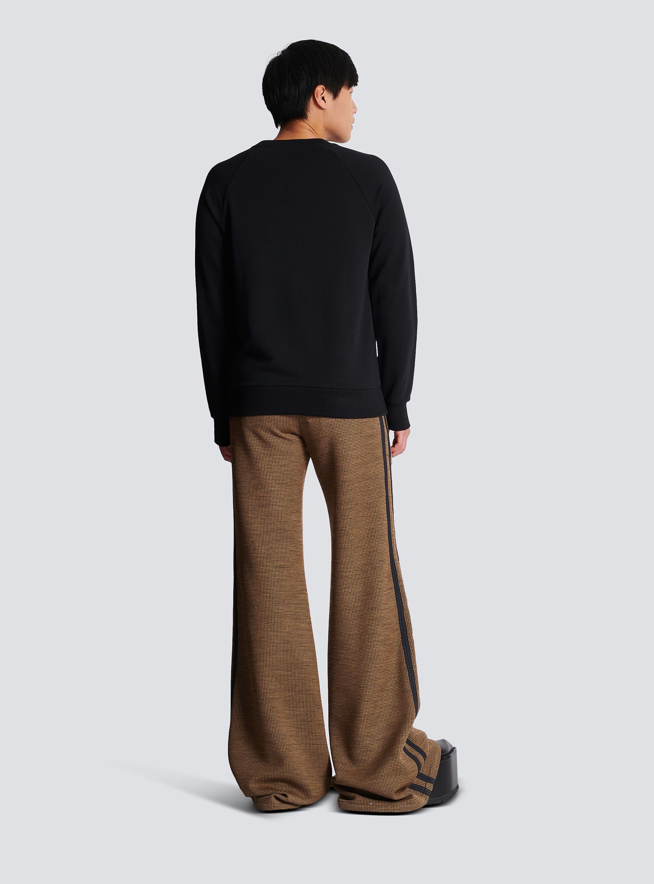 Cotton printed Balmain logo sweatshirt