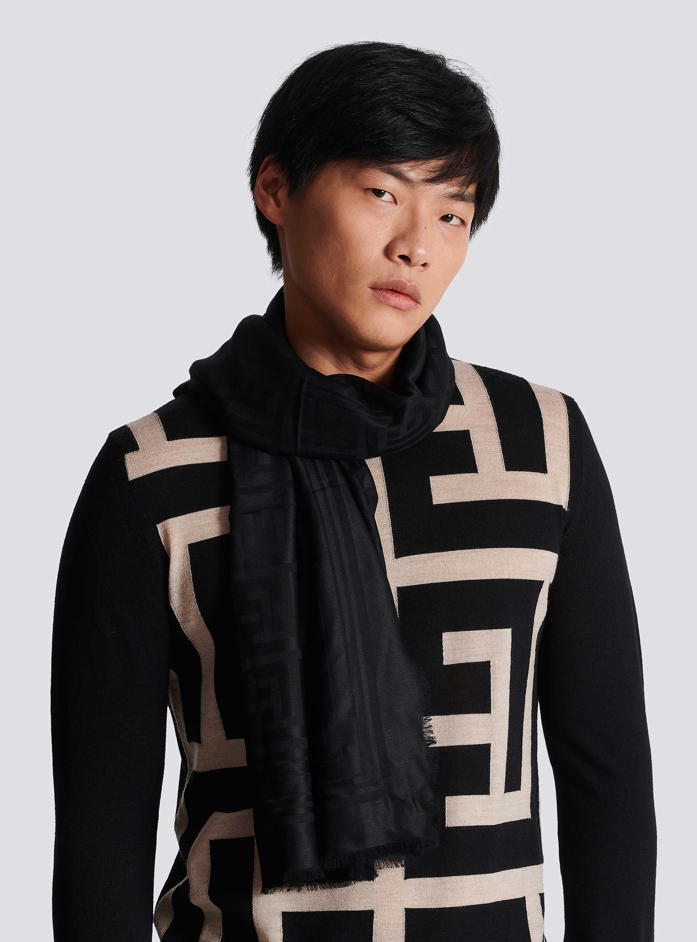 Monogrammed scarf