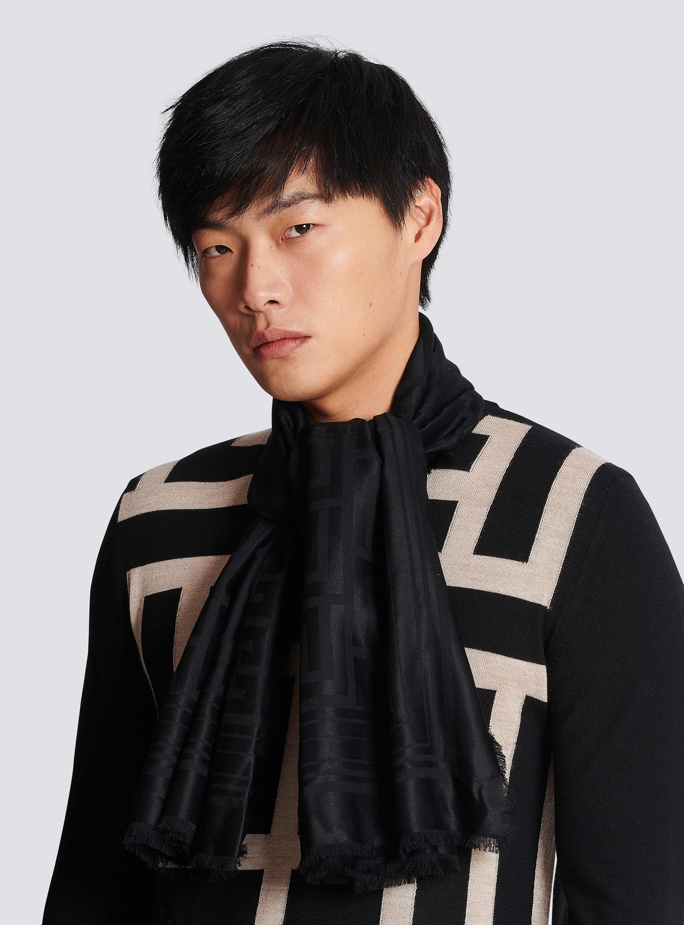 Monogrammed scarf