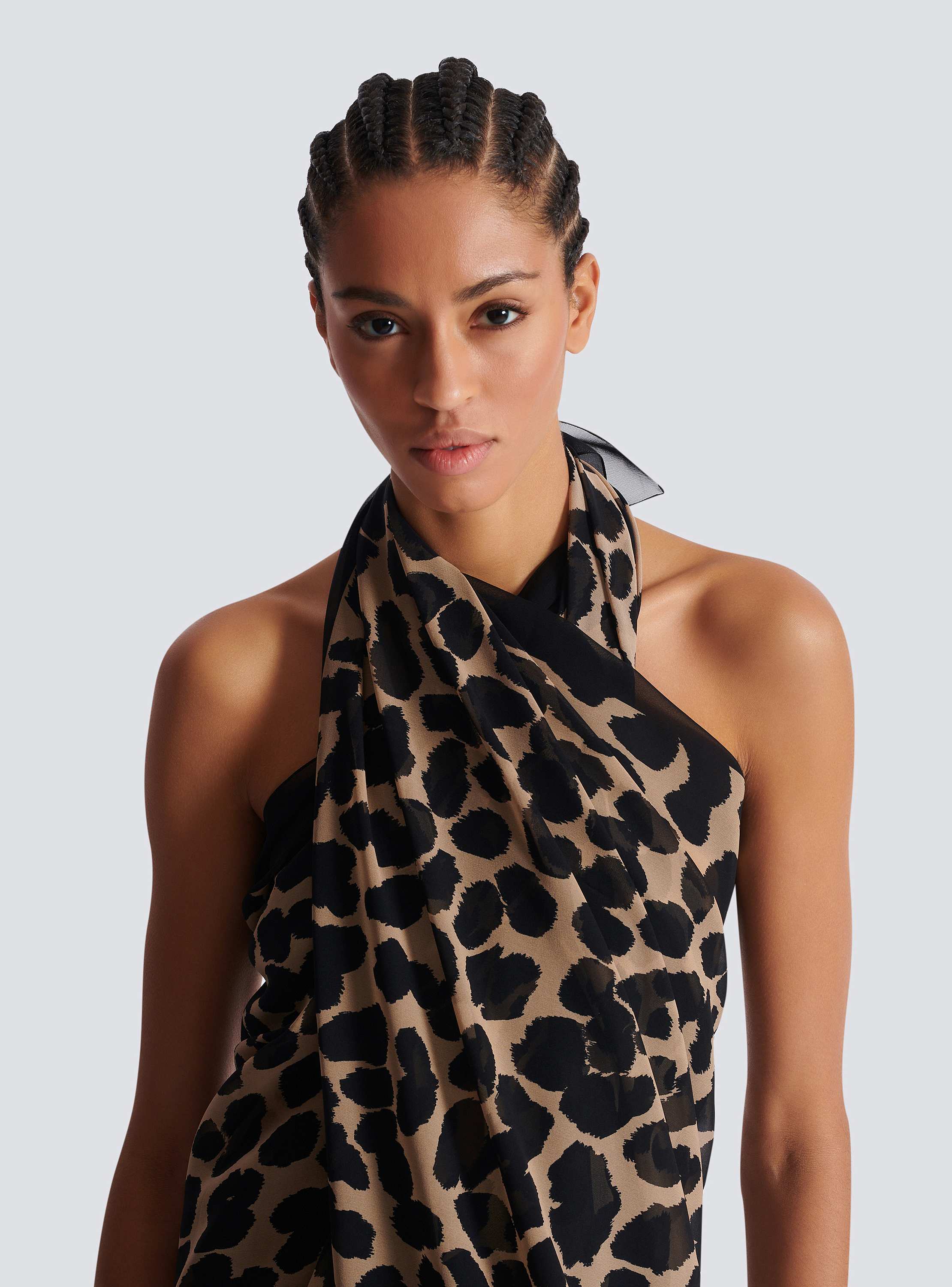 送料無料 日本 - multicolor wrap beach print Leopard Women BALMAIN | 布団・毛布
