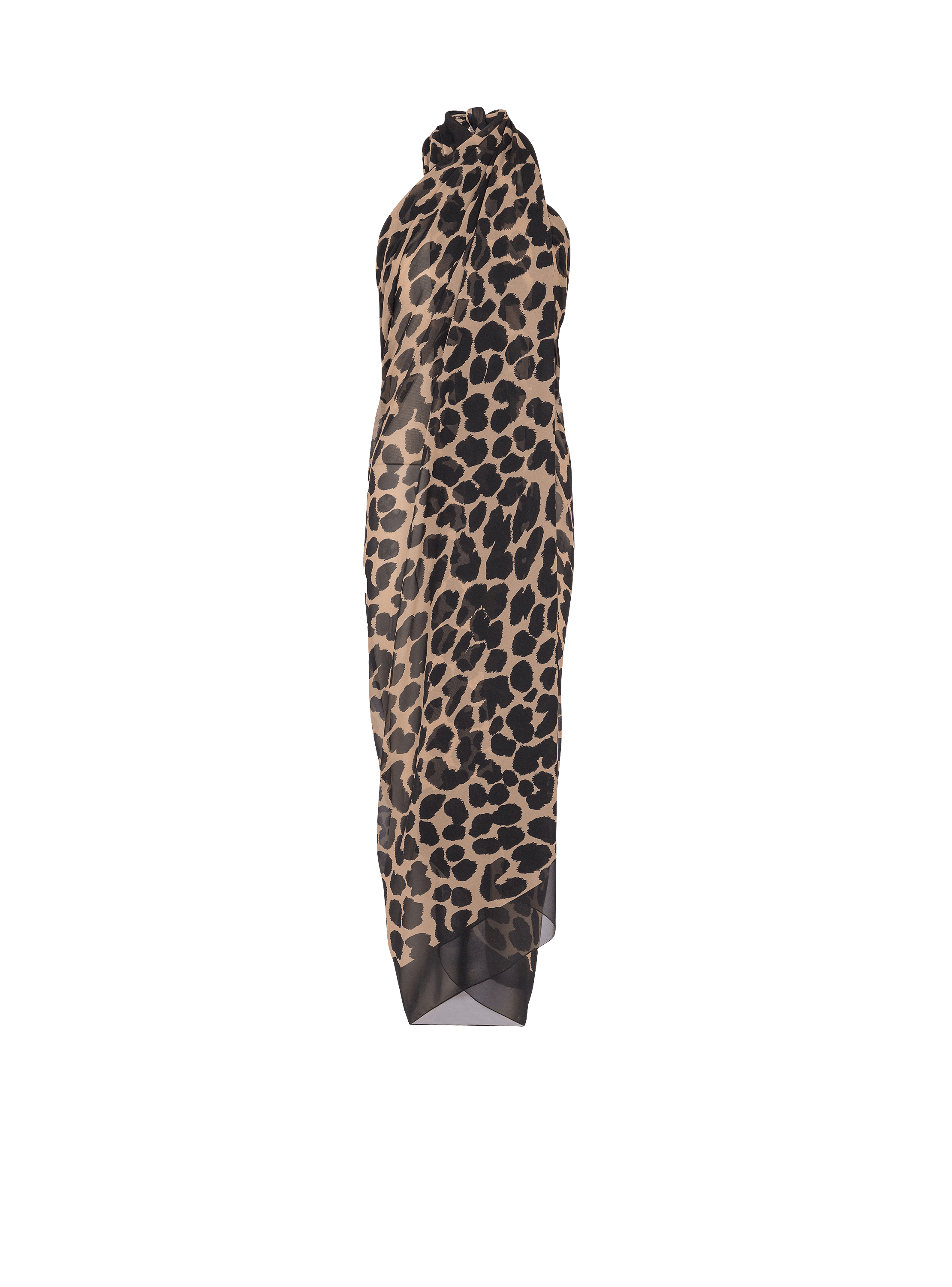 Leopard print beach wrap