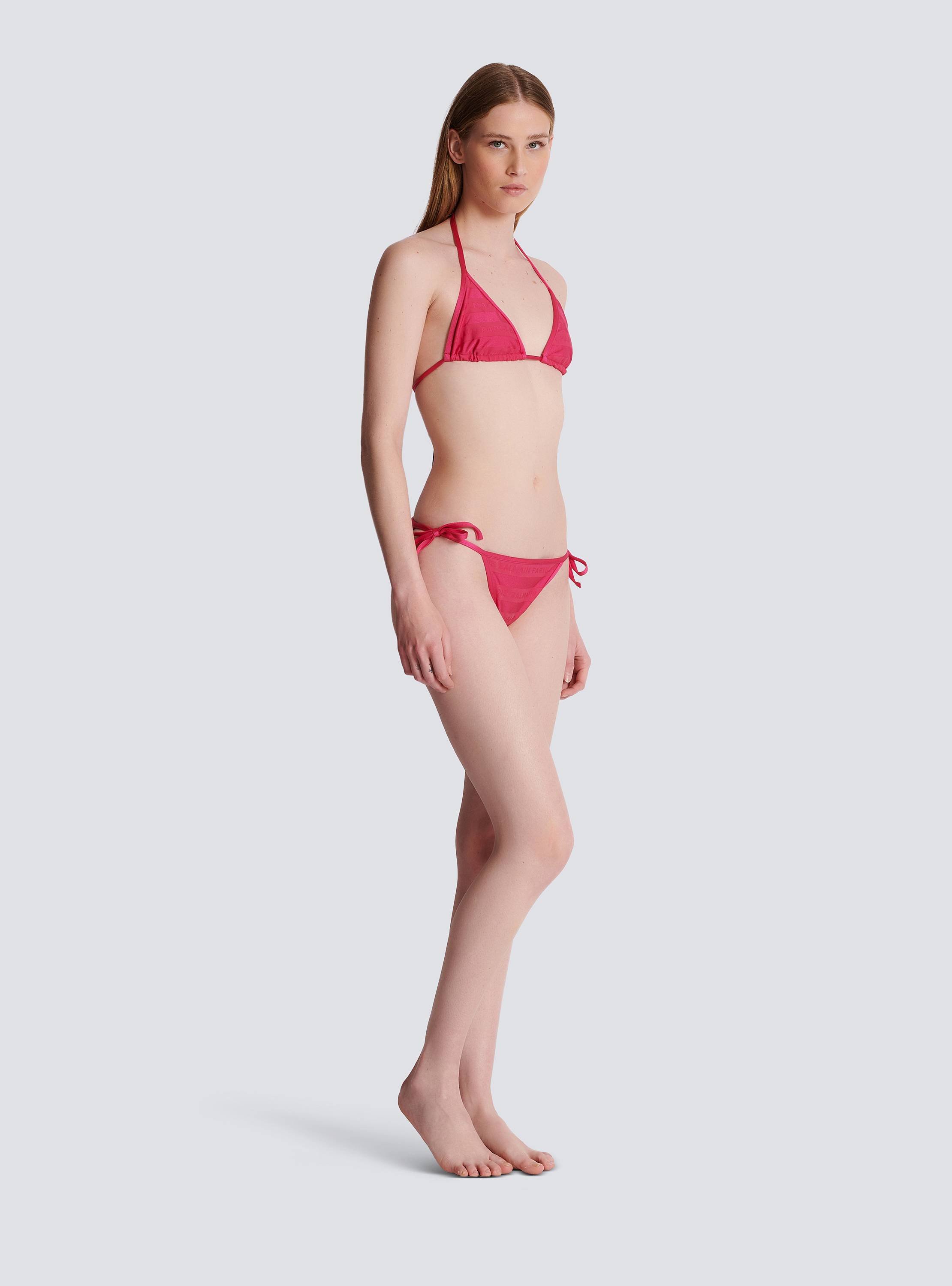 BALMAIN TRIANGLE BIKINI 水着（ビキニ） Balmain triangle bikini pink - Women | BALMAIN