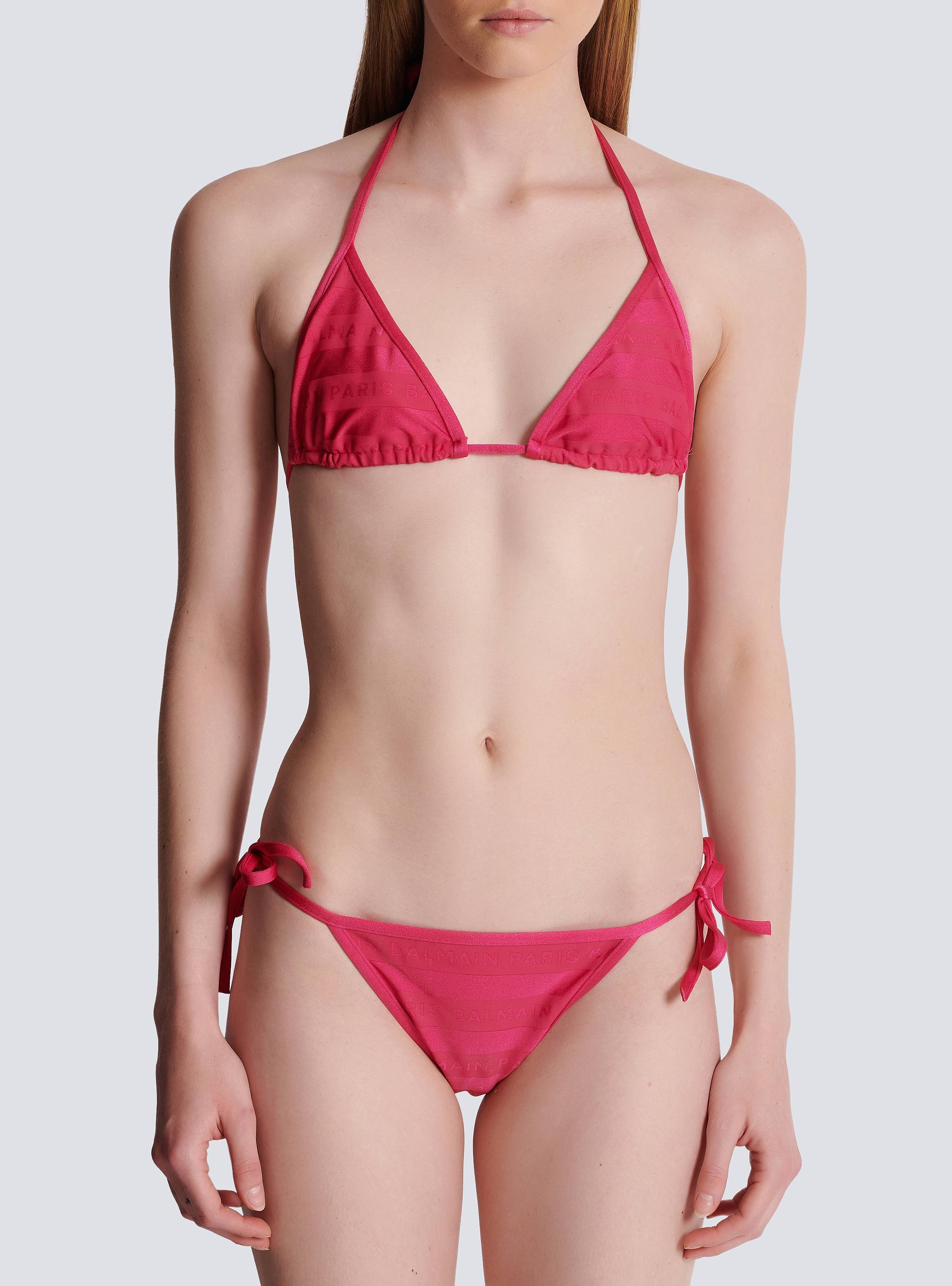 【送料&関税込】Balmain Triangle Bikini Balmain triangle bikini pink - Women | BALMAIN
