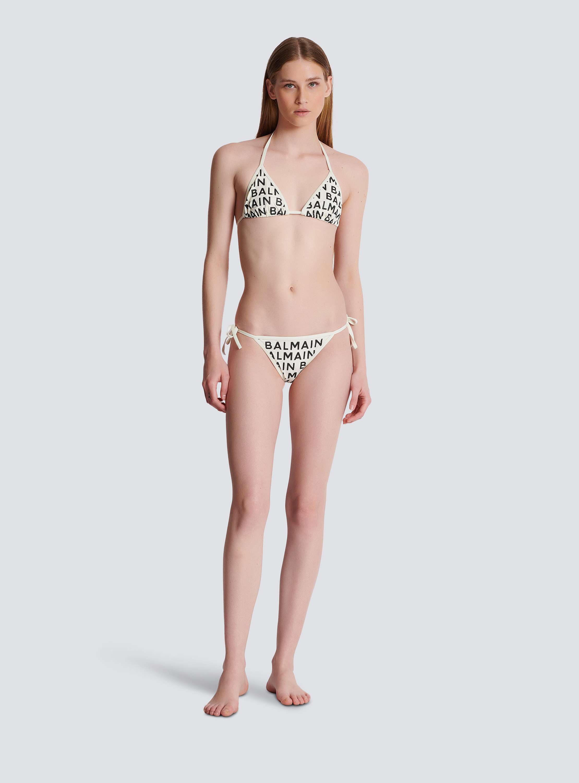 【送料&関税込】Balmain Triangle Bikini Balmain triangle bikini gold - Women | BALMAIN
