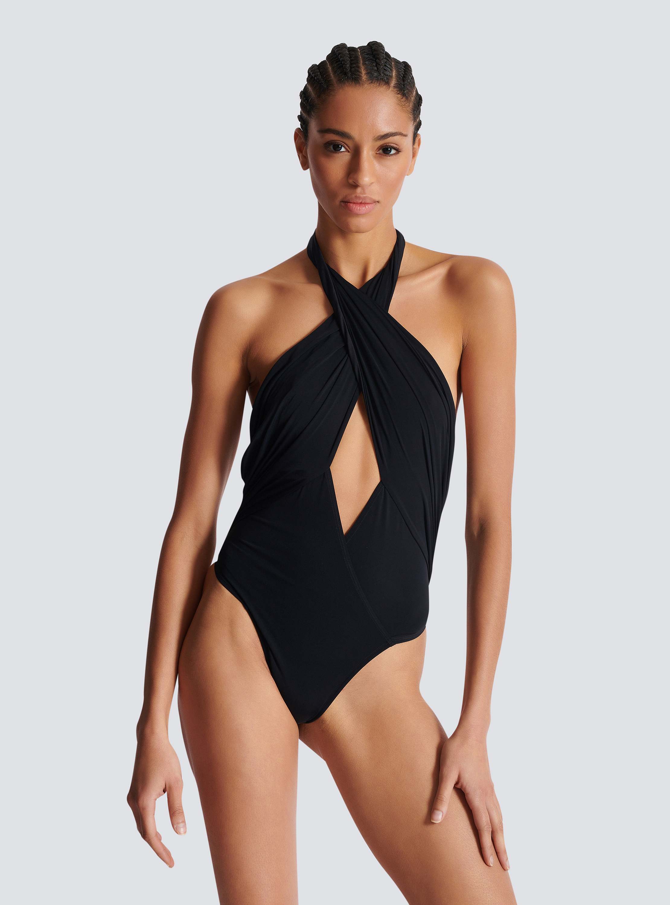 【関税＆送料込み】Balmain Swimsuit Clothing Plain one-piece swimsuit - Women | BALMAIN