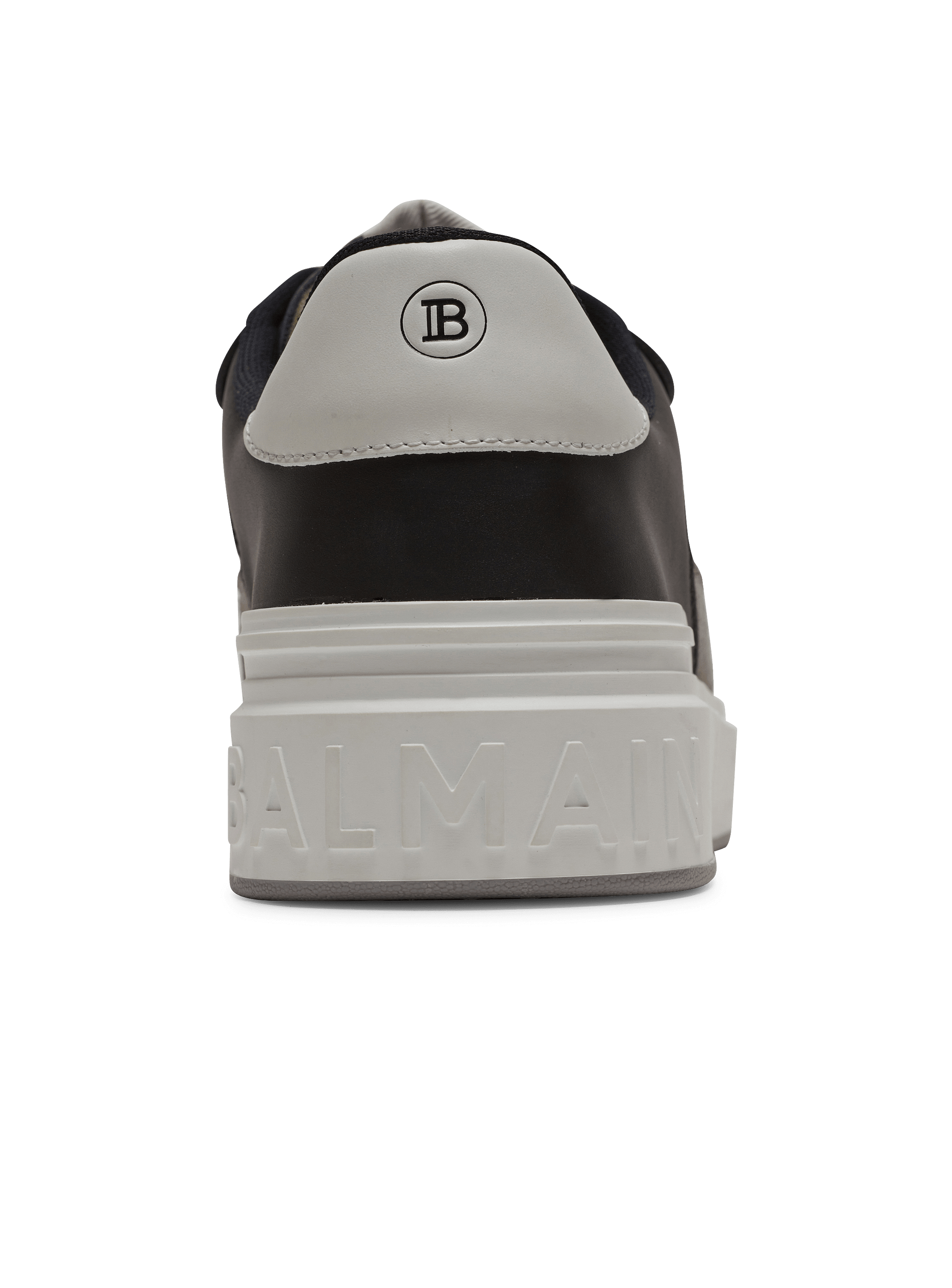 B-Court Flip sneakers in leather and suede - Men | BALMAIN