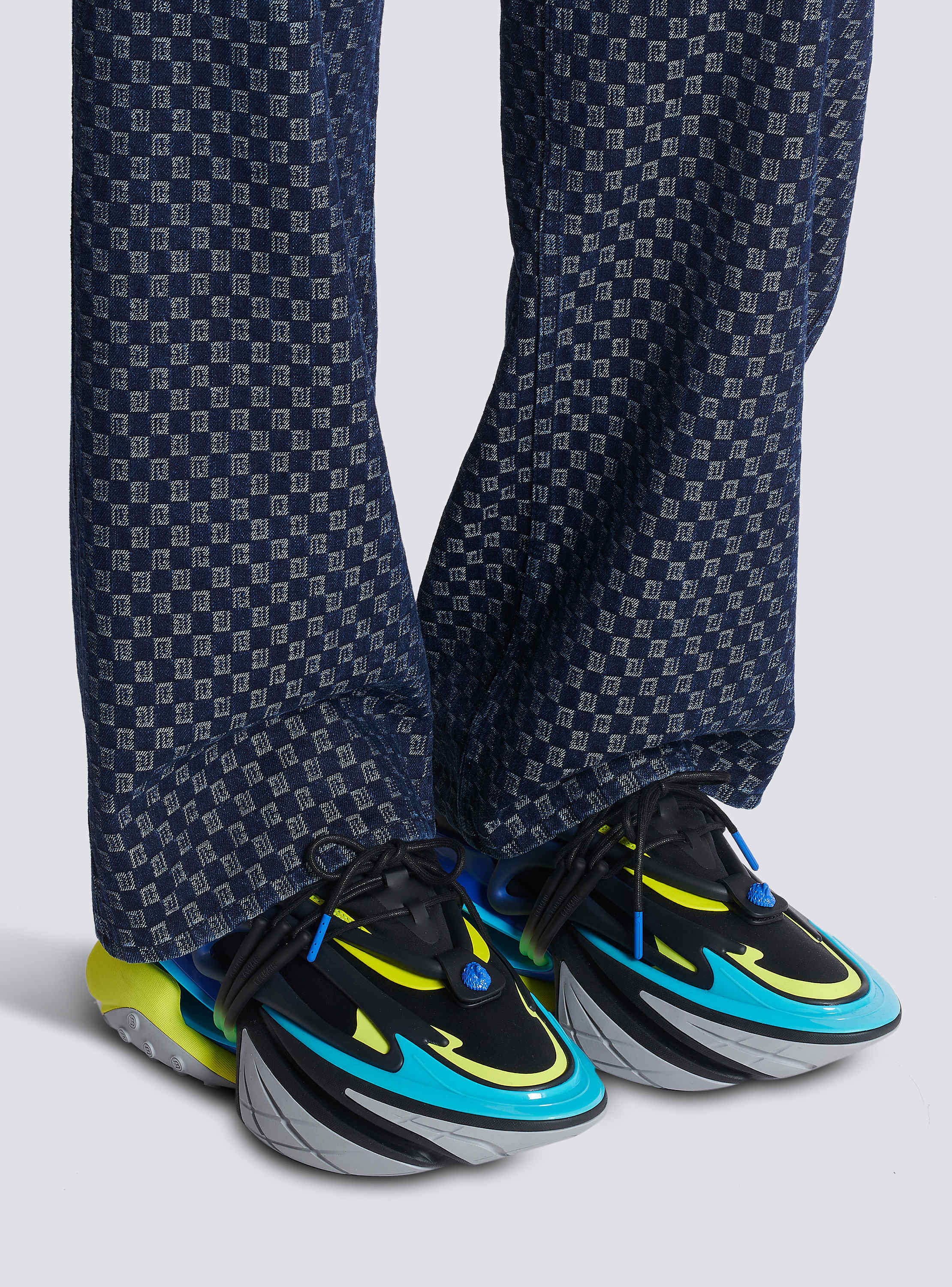 Unicorn sneakers in neoprene and leather multicolor - Men