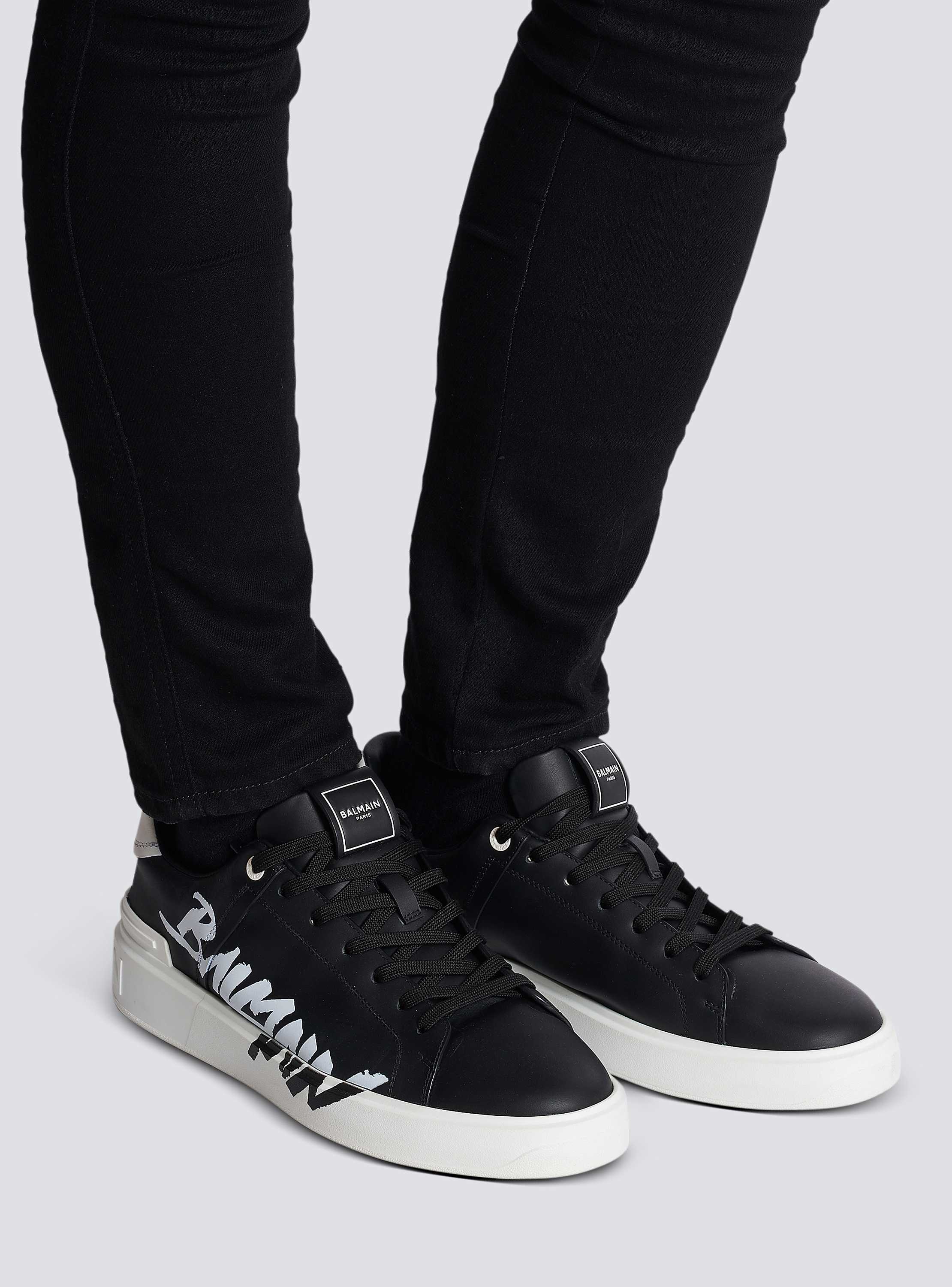 【特別送料無料！】 sneakers leather printed B-Court - BALMAIN | Men デュエルマスターズ