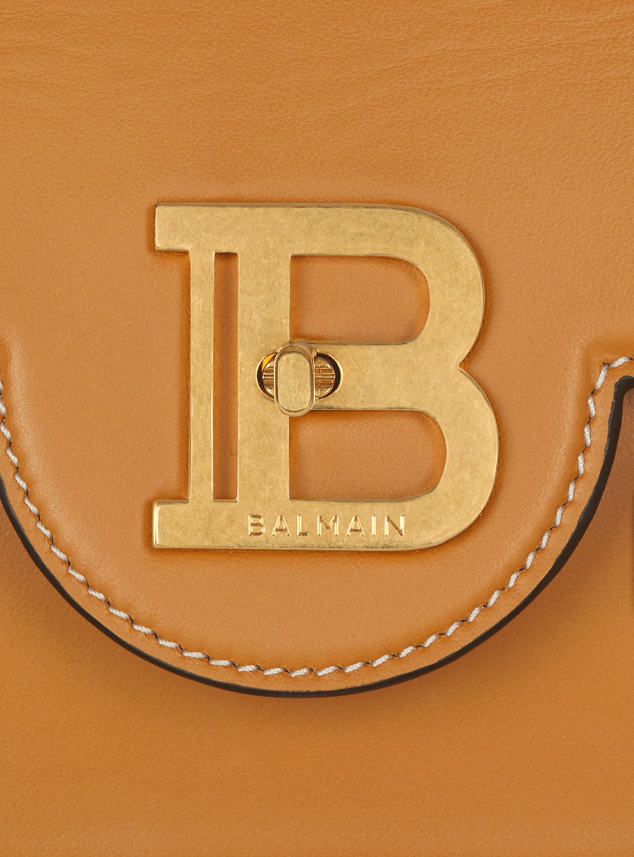 Smooth leather B-Buzz Shoulder 24 bag brown brown - Women