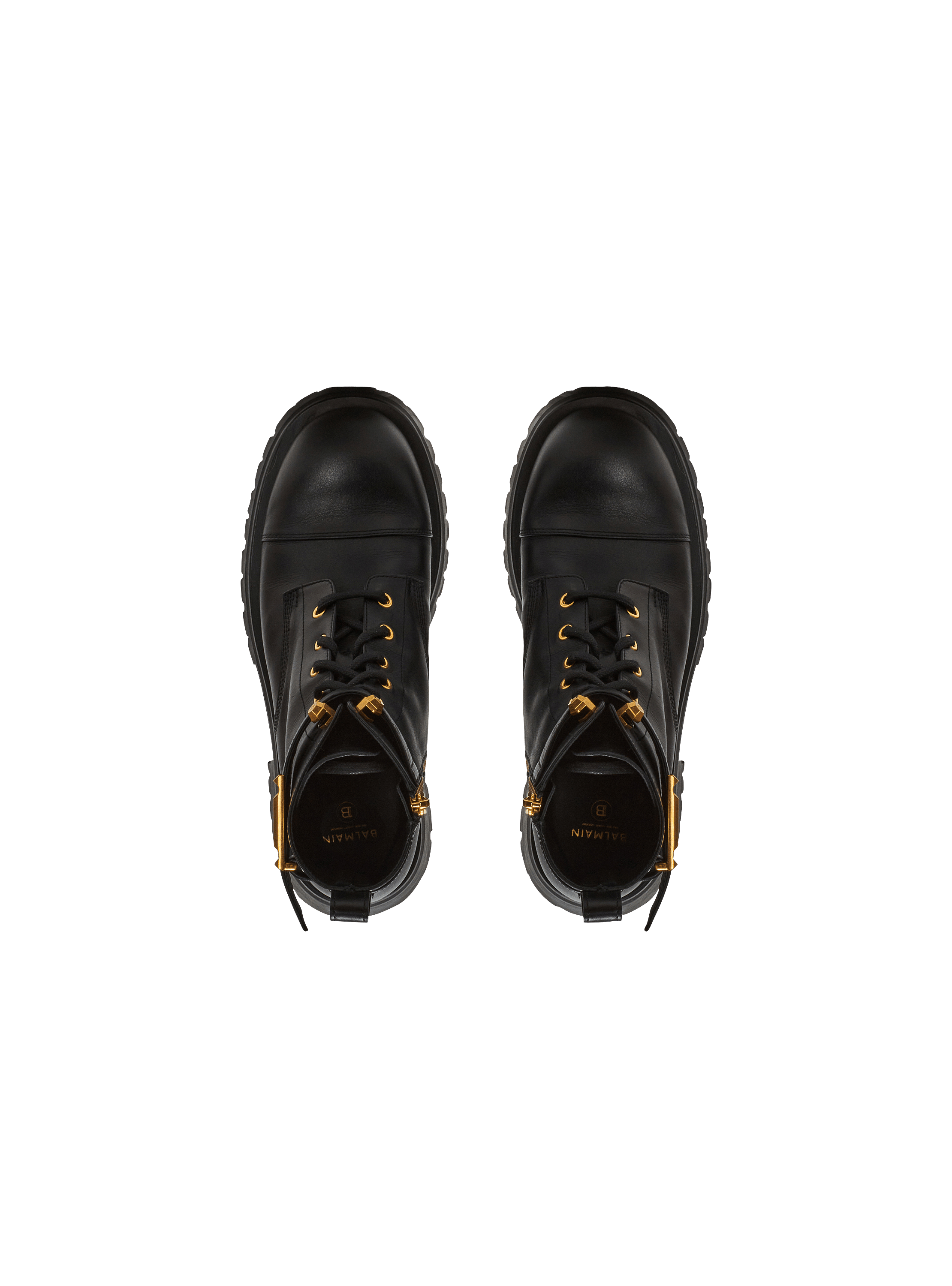 Romy leather army boots