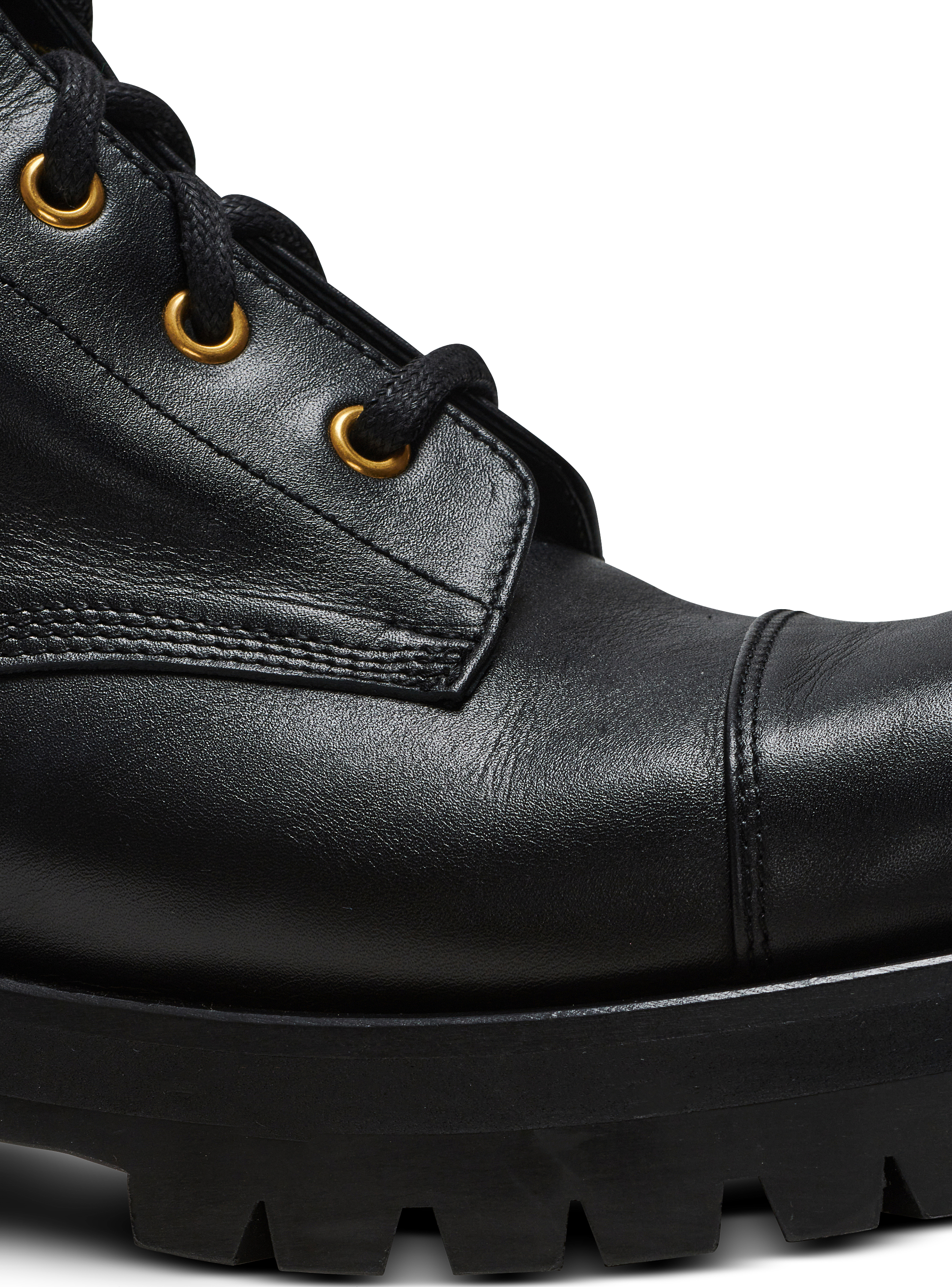 Romy leather army boots