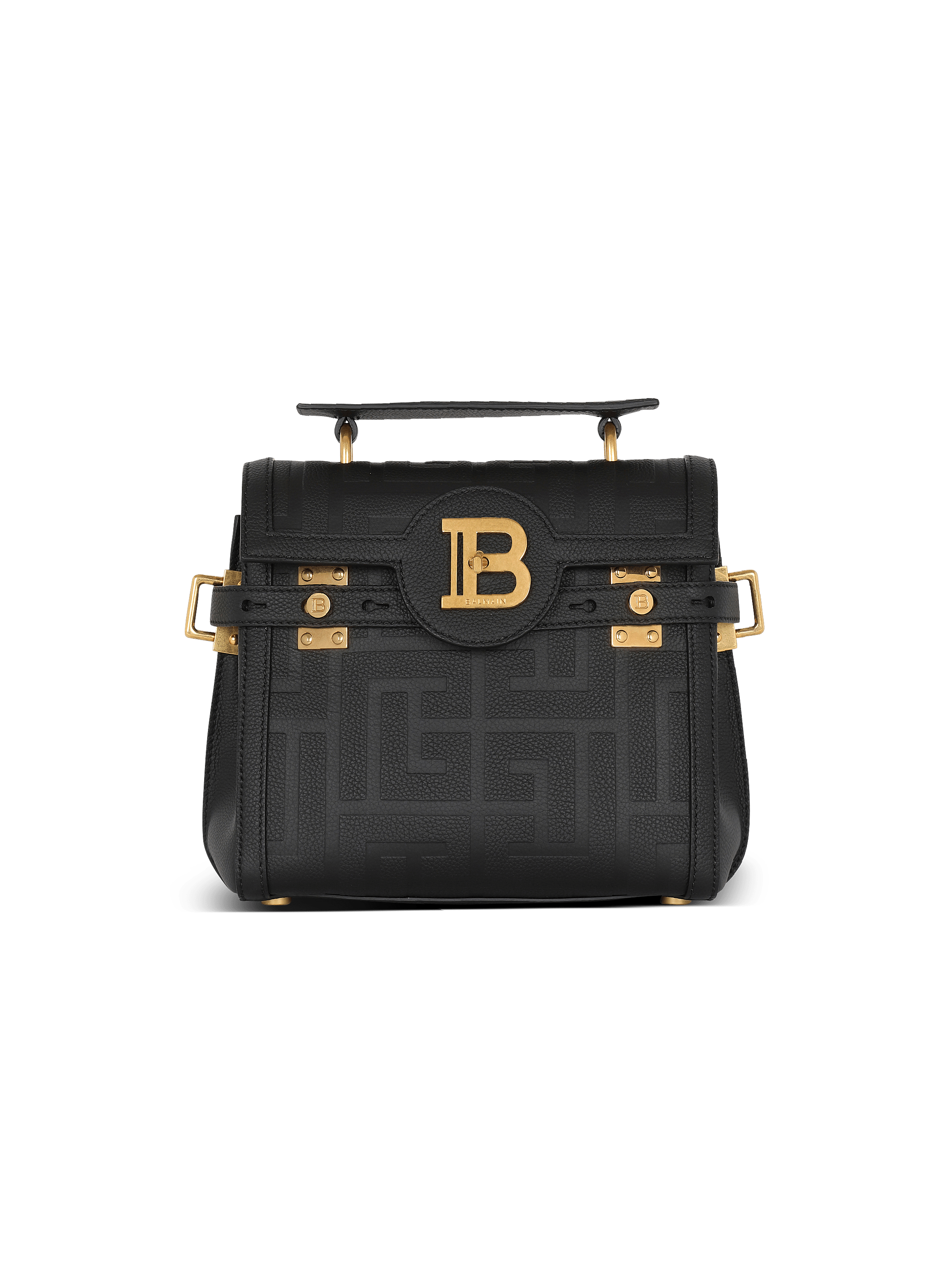 B-Buzz 23 monogrammed grained leather bag