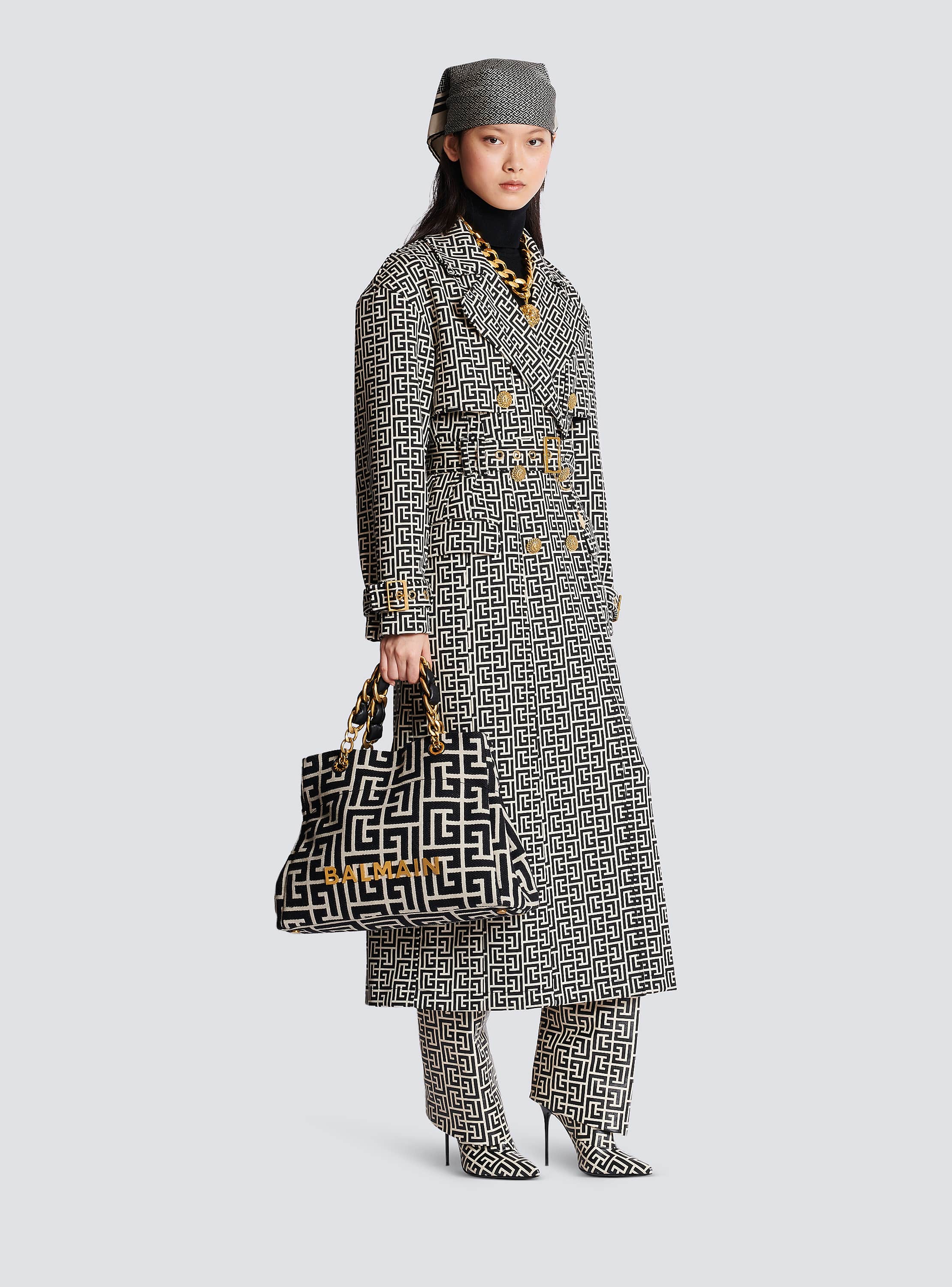 1945 Soft monogrammed jacquard tote bag