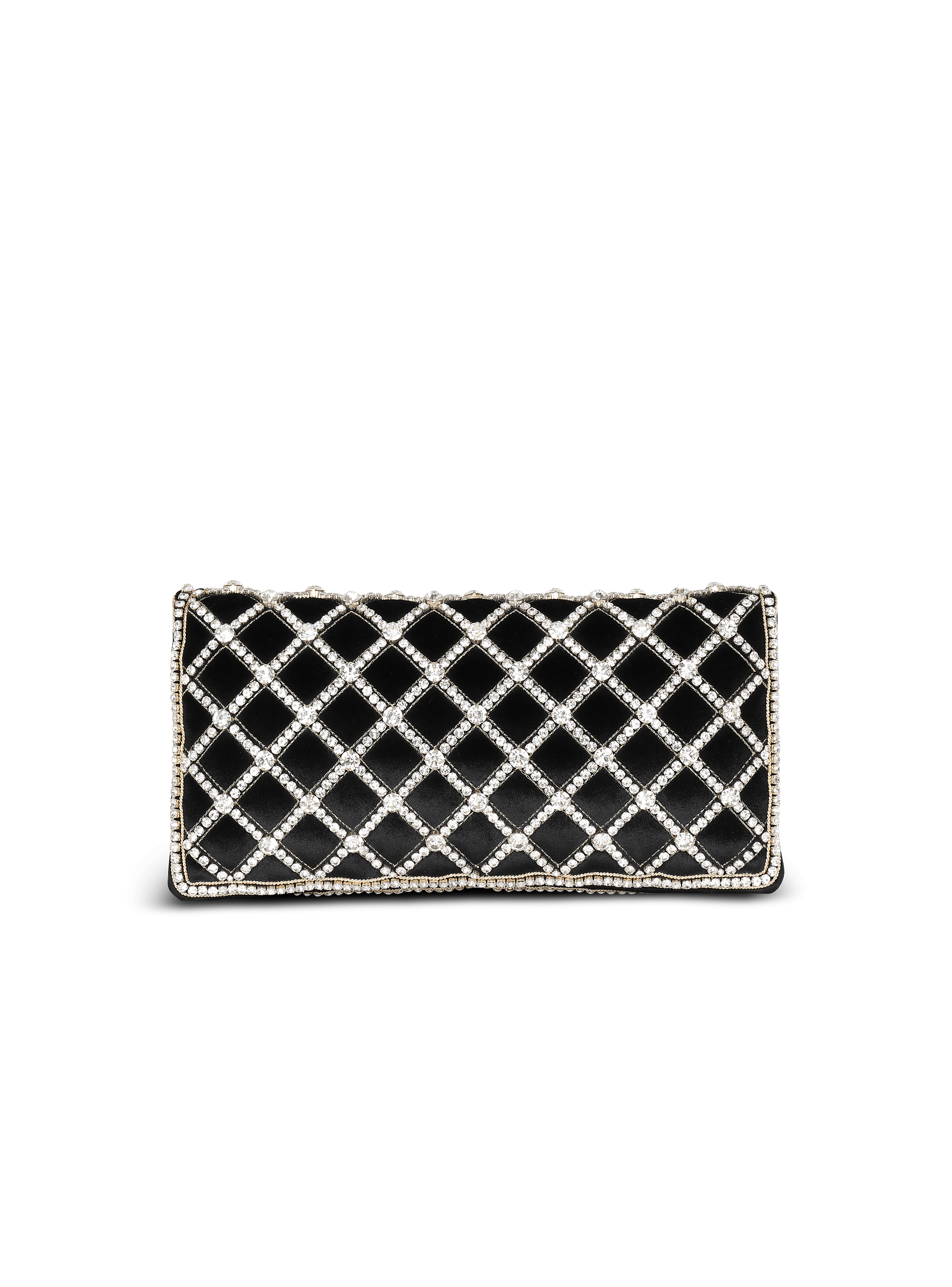 1945 Soft velvet and pearl clutch