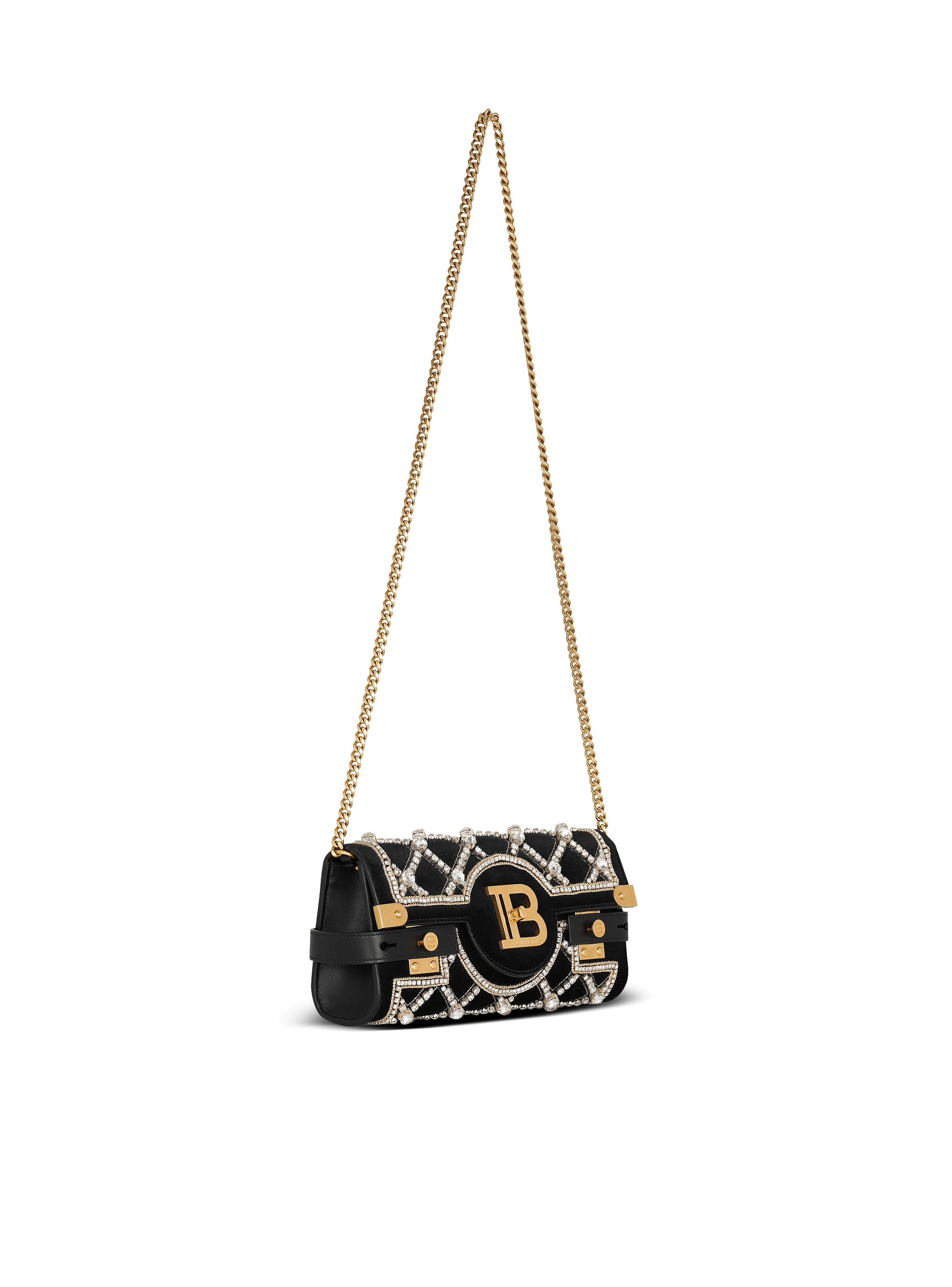 【関税＆送料込み】Balmain B-Buzz 23 Clutch B-Buzz Pouch 23 leather clutch - Women | BALMAIN