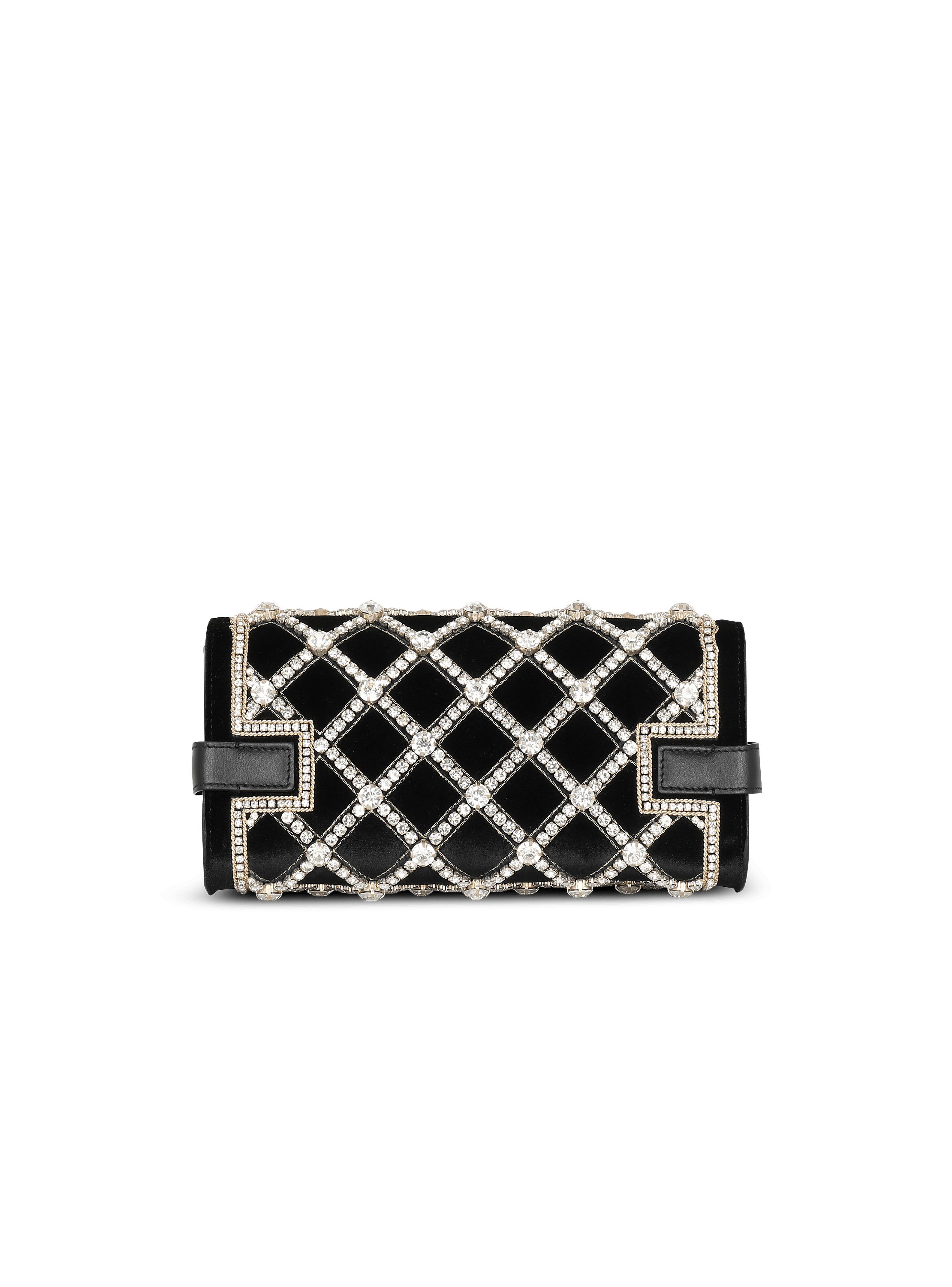 【関税＆送料込み】Balmain B-Buzz 23 Clutch B-Buzz Pouch 23 leather clutch - Women | BALMAIN