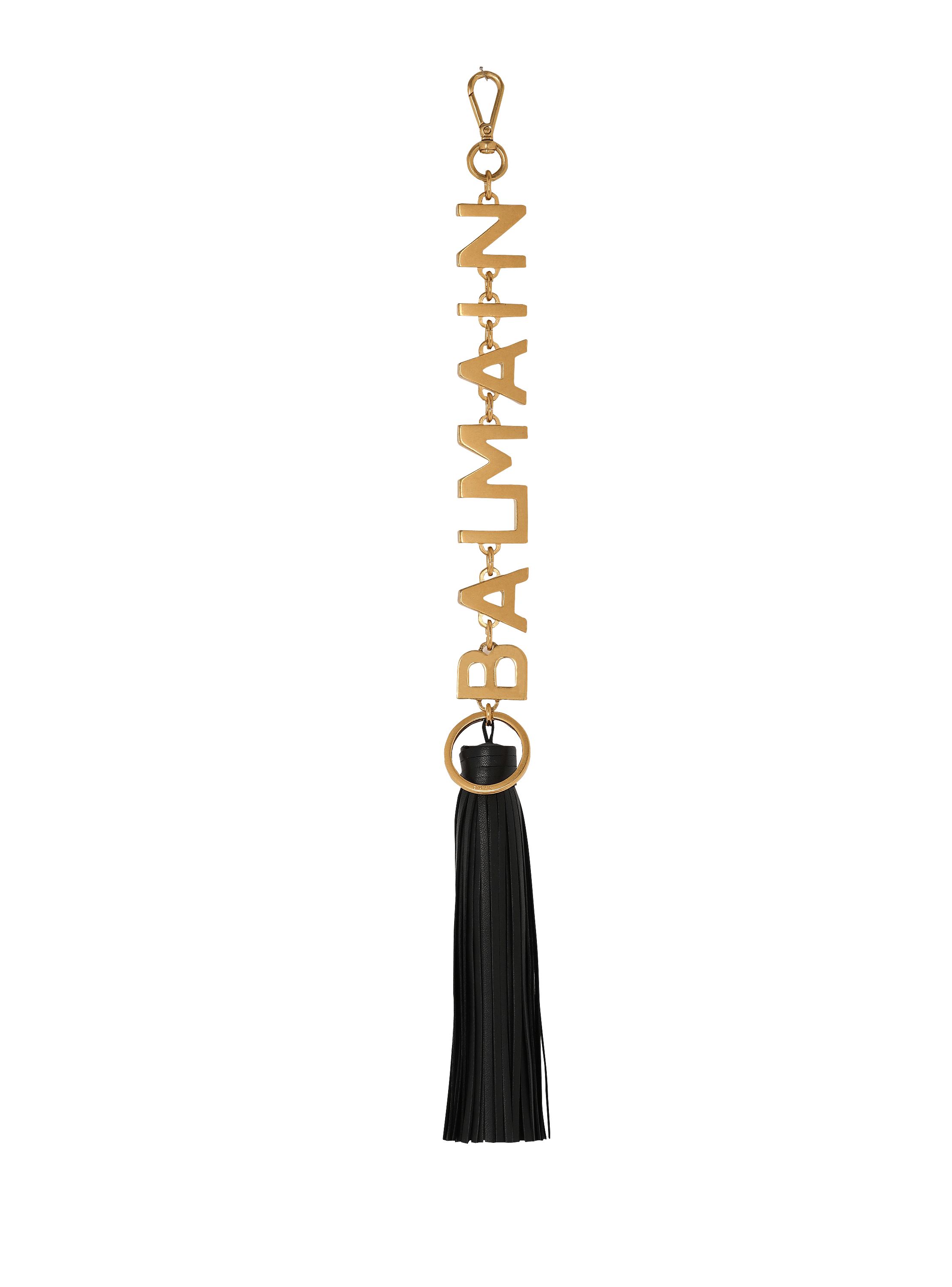 Balmain leather pompom charm