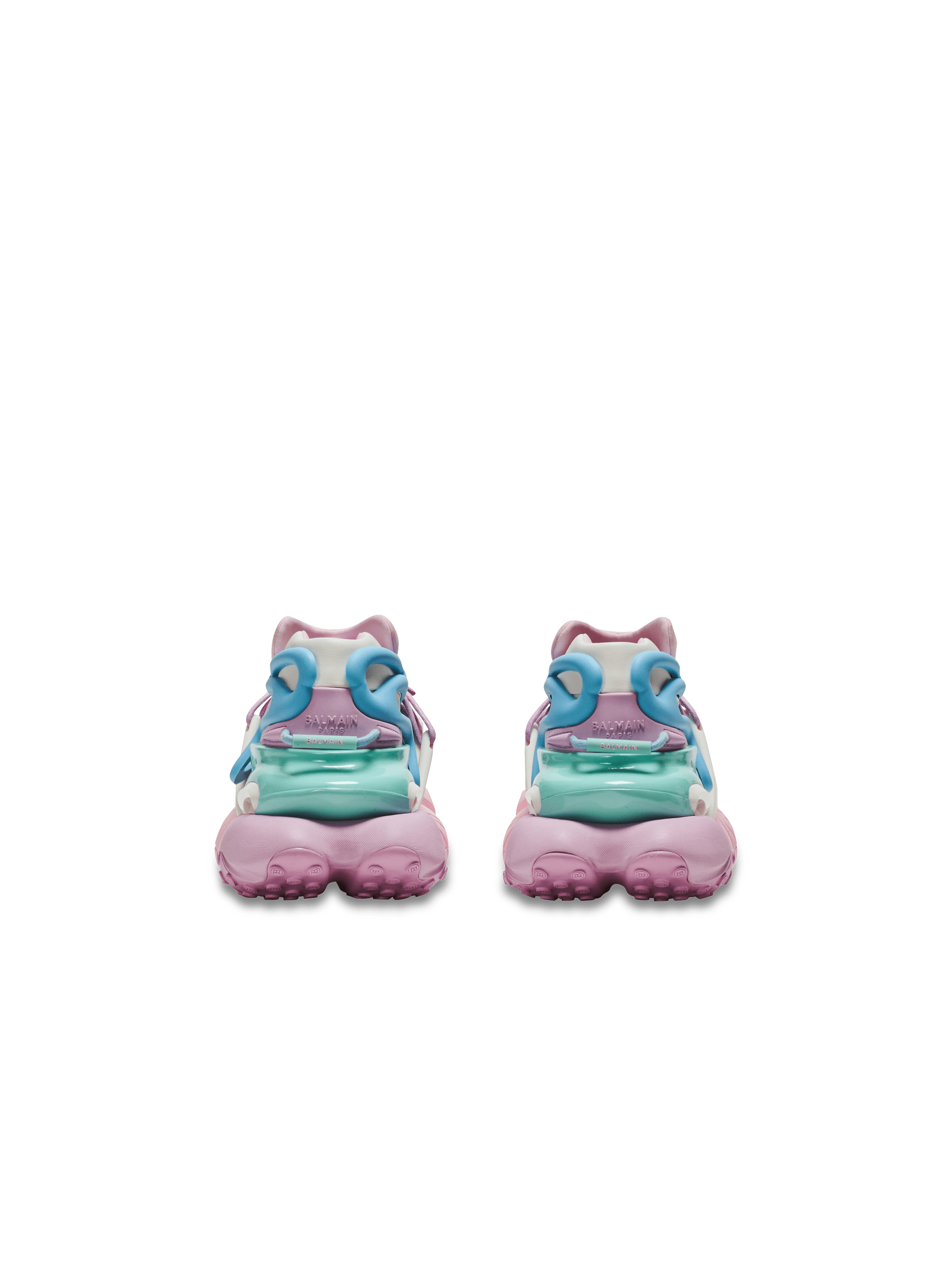 Unicorn sneakers in neoprene and leather - Women | BALMAIN