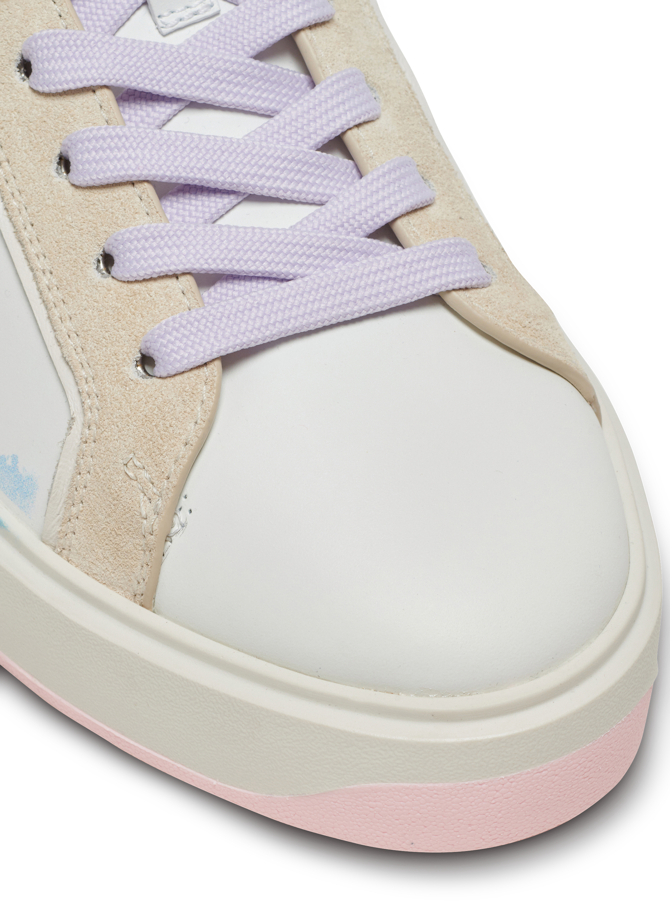【関税＆送料込み】Balmain 'B-Court' White Leather Sneakers B-Court Balmain leather sneakers white - Women | BALMAIN