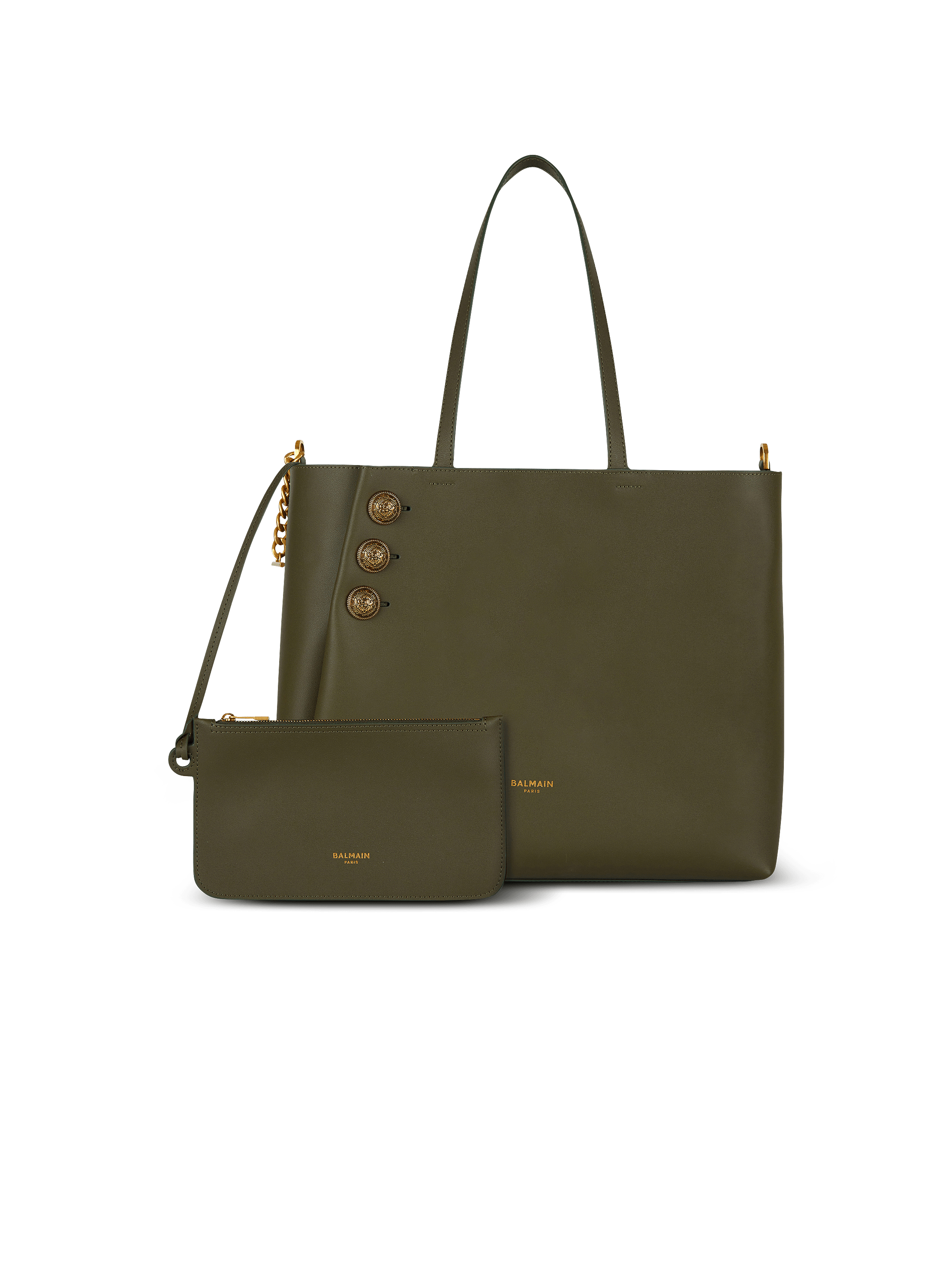 Emblème leather tote bag - Women | BALMAIN