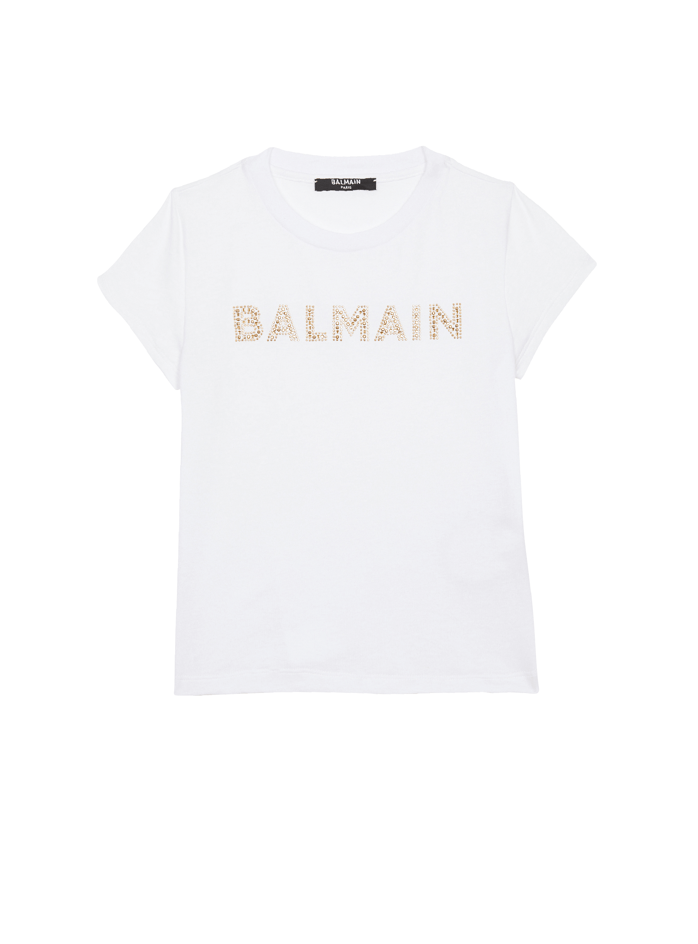 Rhinestoned Balmain T-Shirt