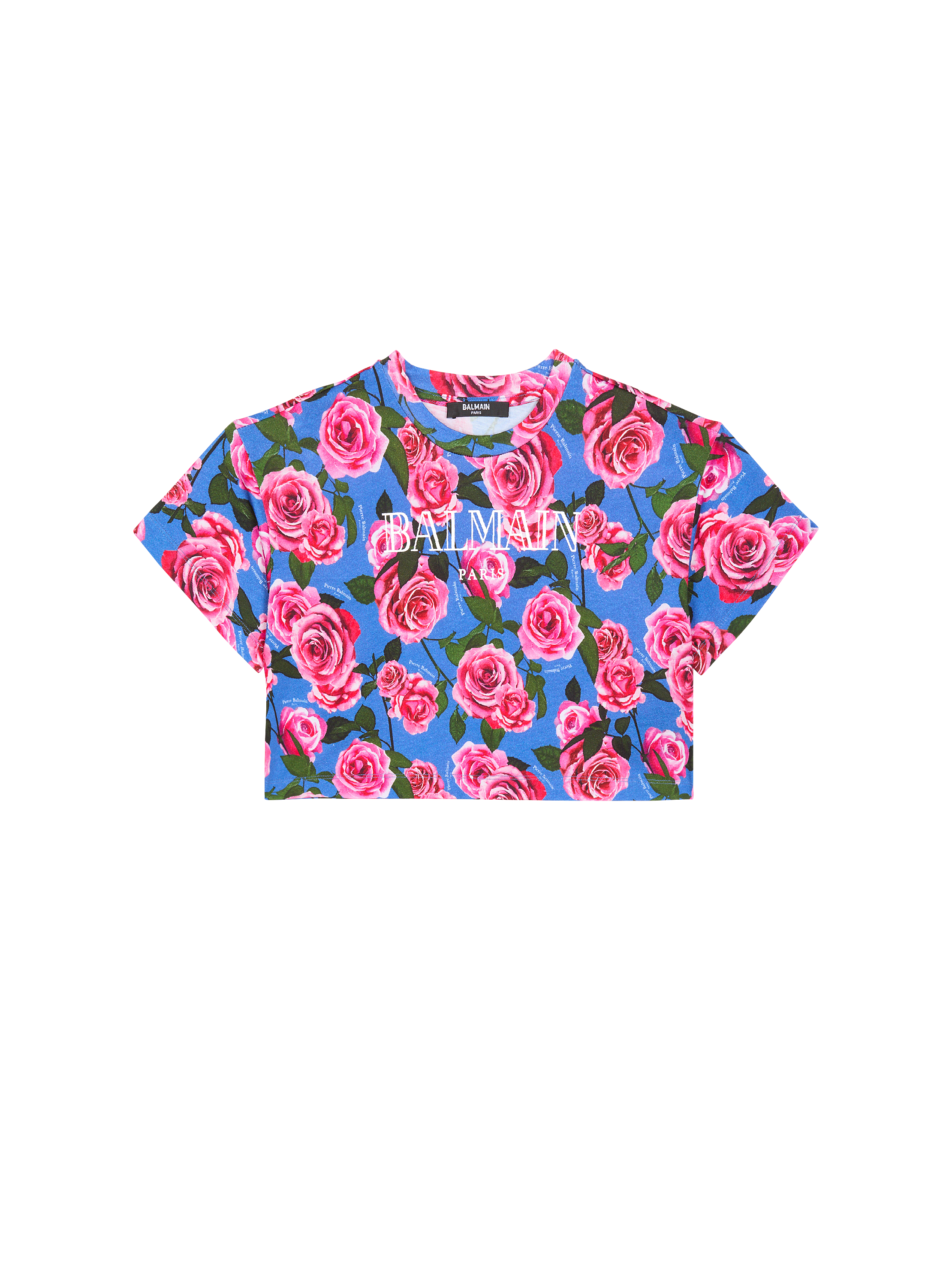 Short-sleeved vintage Balmain T-shirt