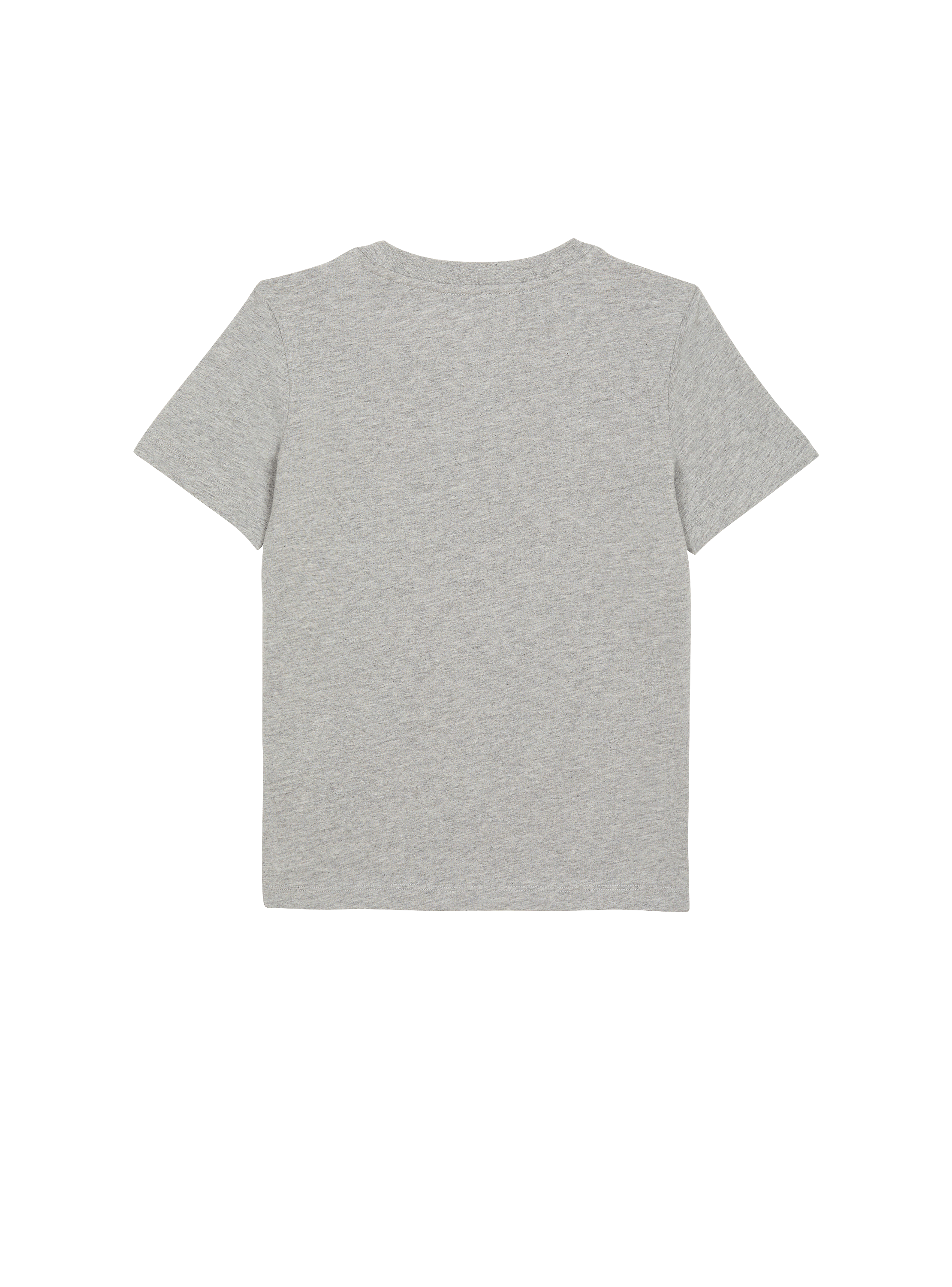BALMAIN｜SHORT-SLEEVED ROUND NECK T-SHIRTS (CH1EG010BC22 Short-sleeved T-shirt with Kiss print black - Women | BALMAIN