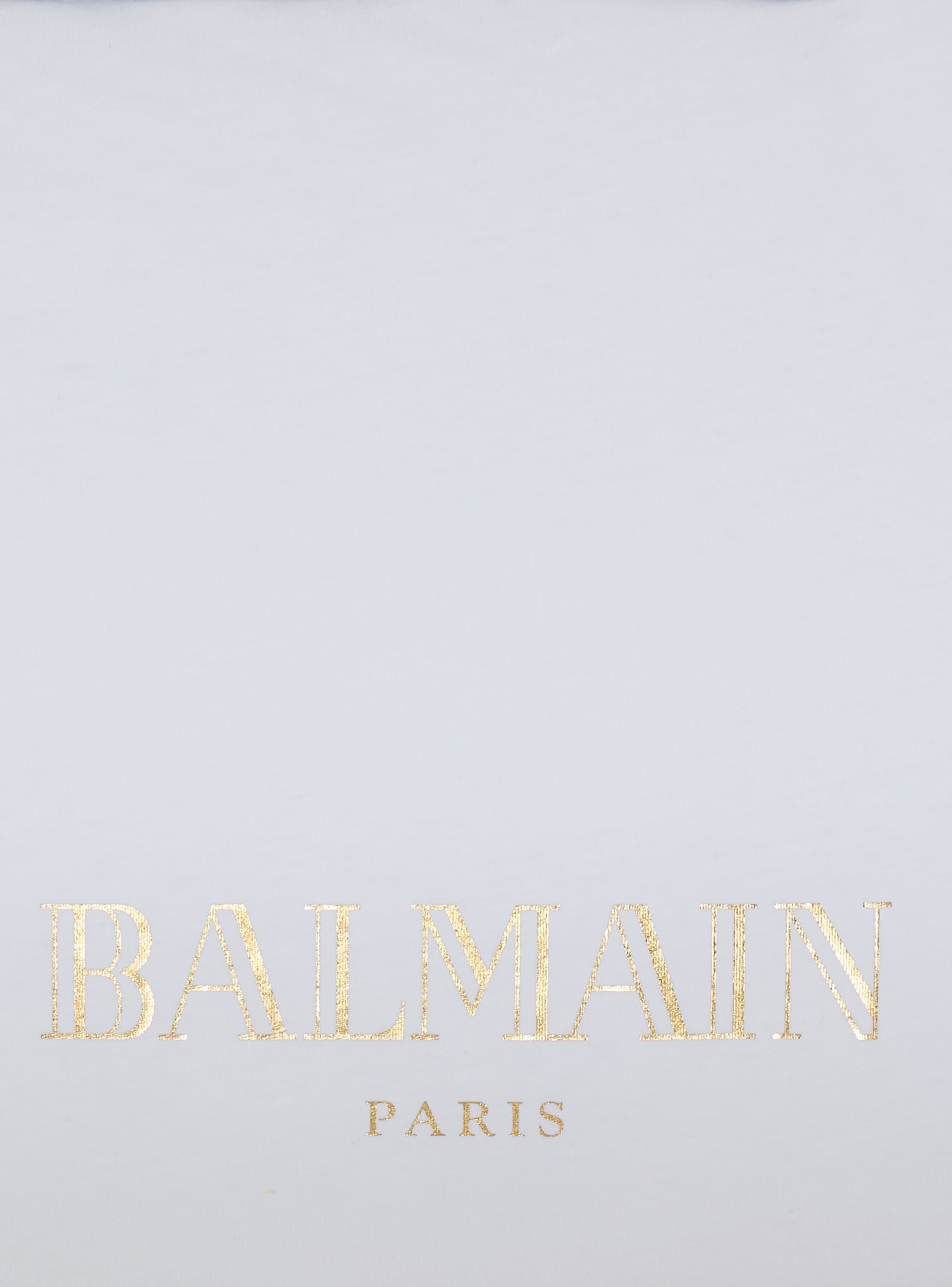 Baby blanket with vintage Balmain logo
