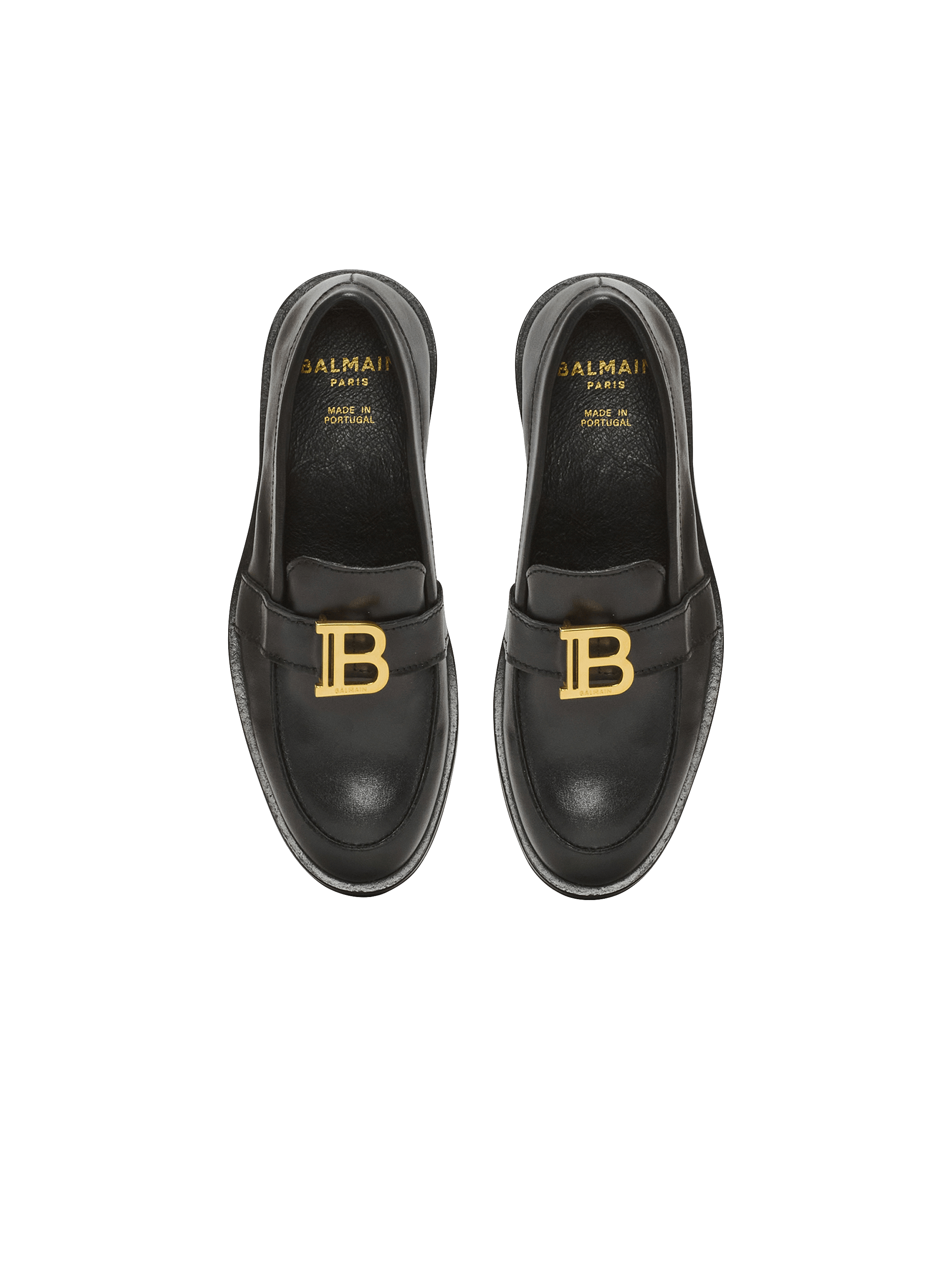 Bロゴ レザーローファー - Child | BALMAIN
