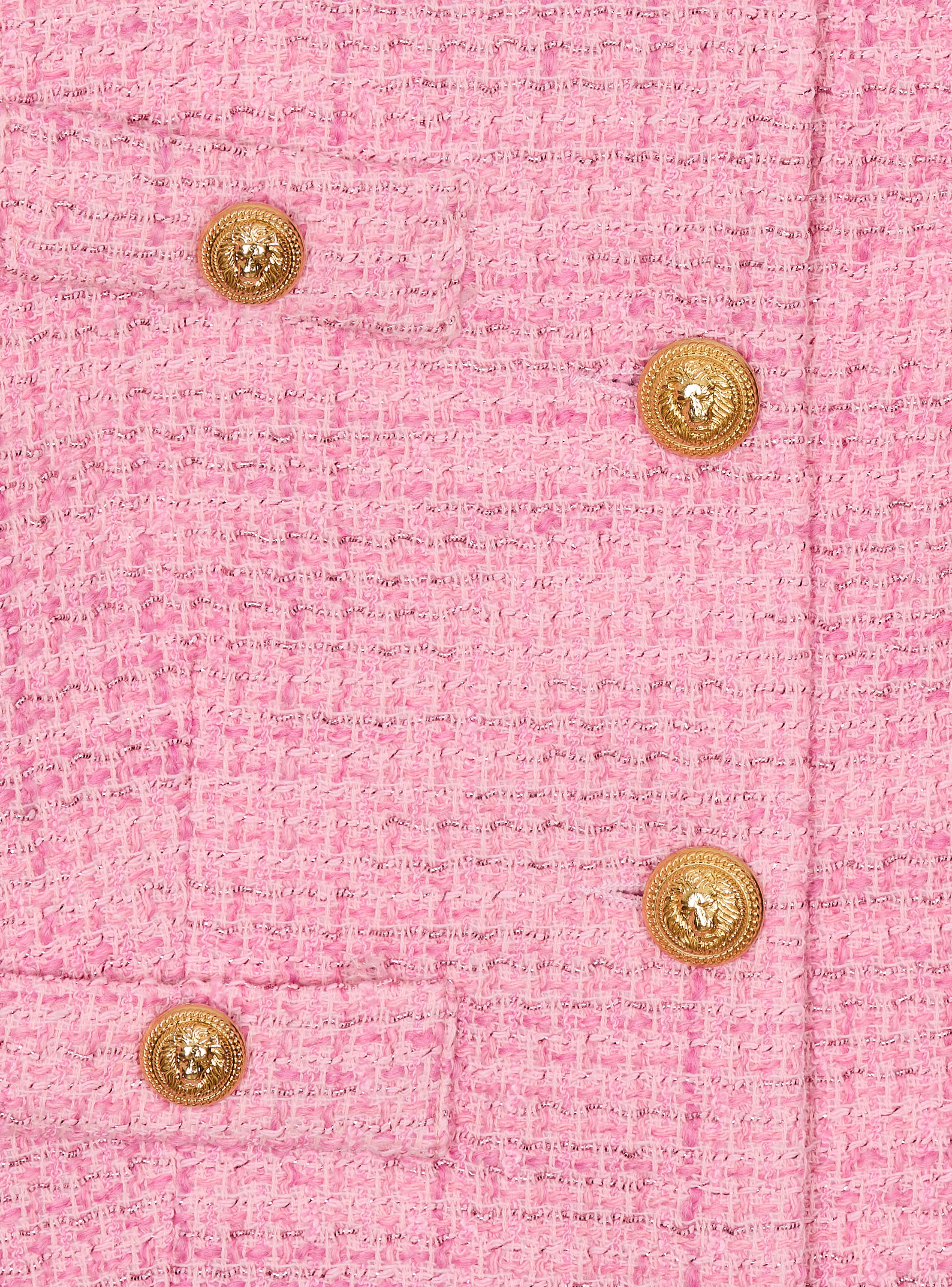 Tweed jacket pink pink - Child | BALMAIN