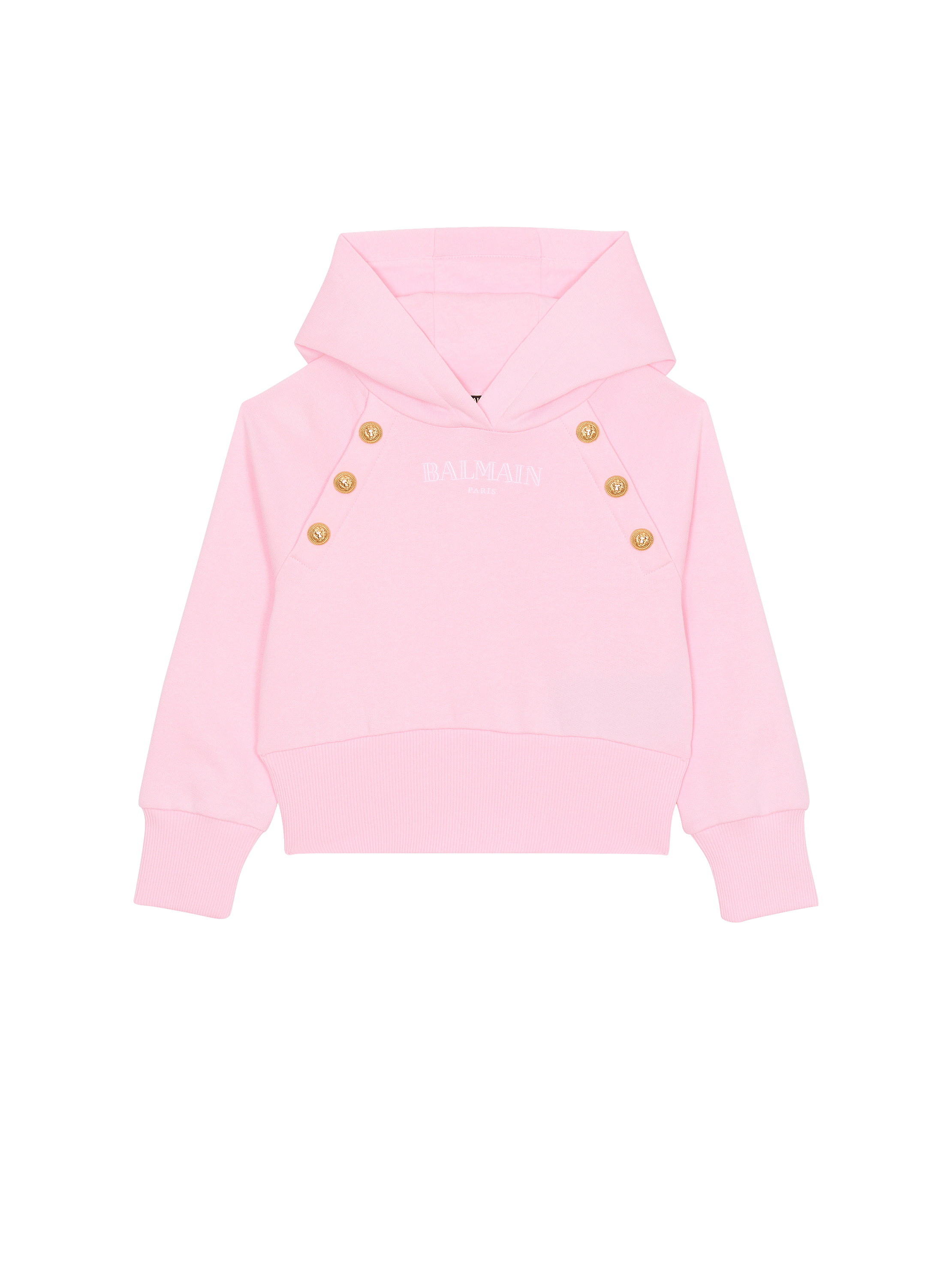 Hoodie with buttons