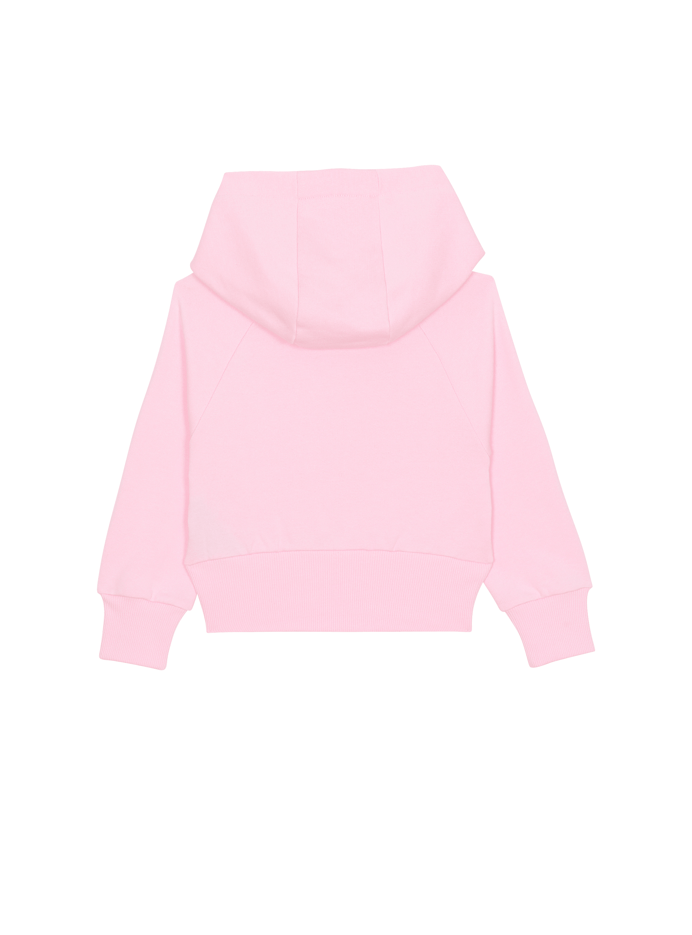 【関税込み】Balmain ピンク ロゴプリント フーディ Hoodie with buttons pink pink - Child | BALMAIN