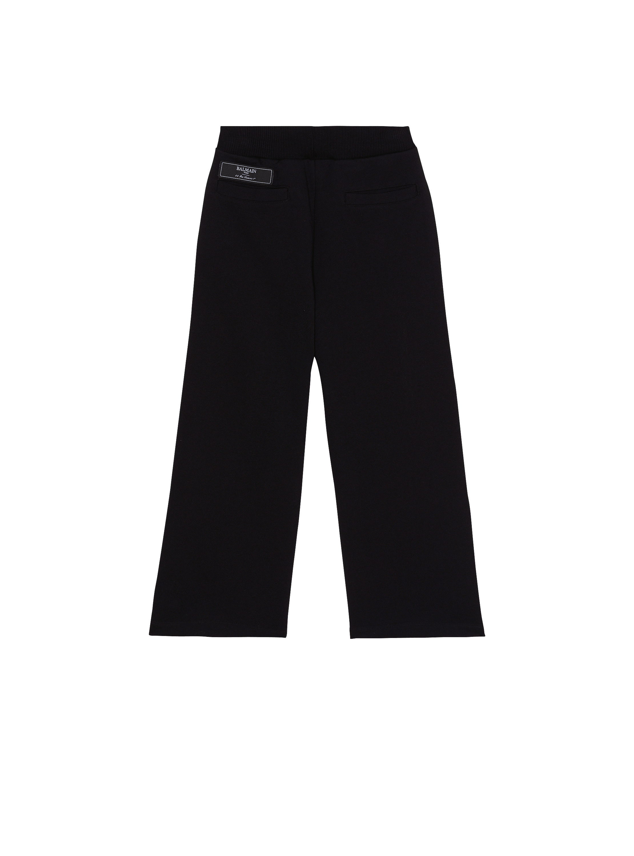 Two-tone trousers with buttons