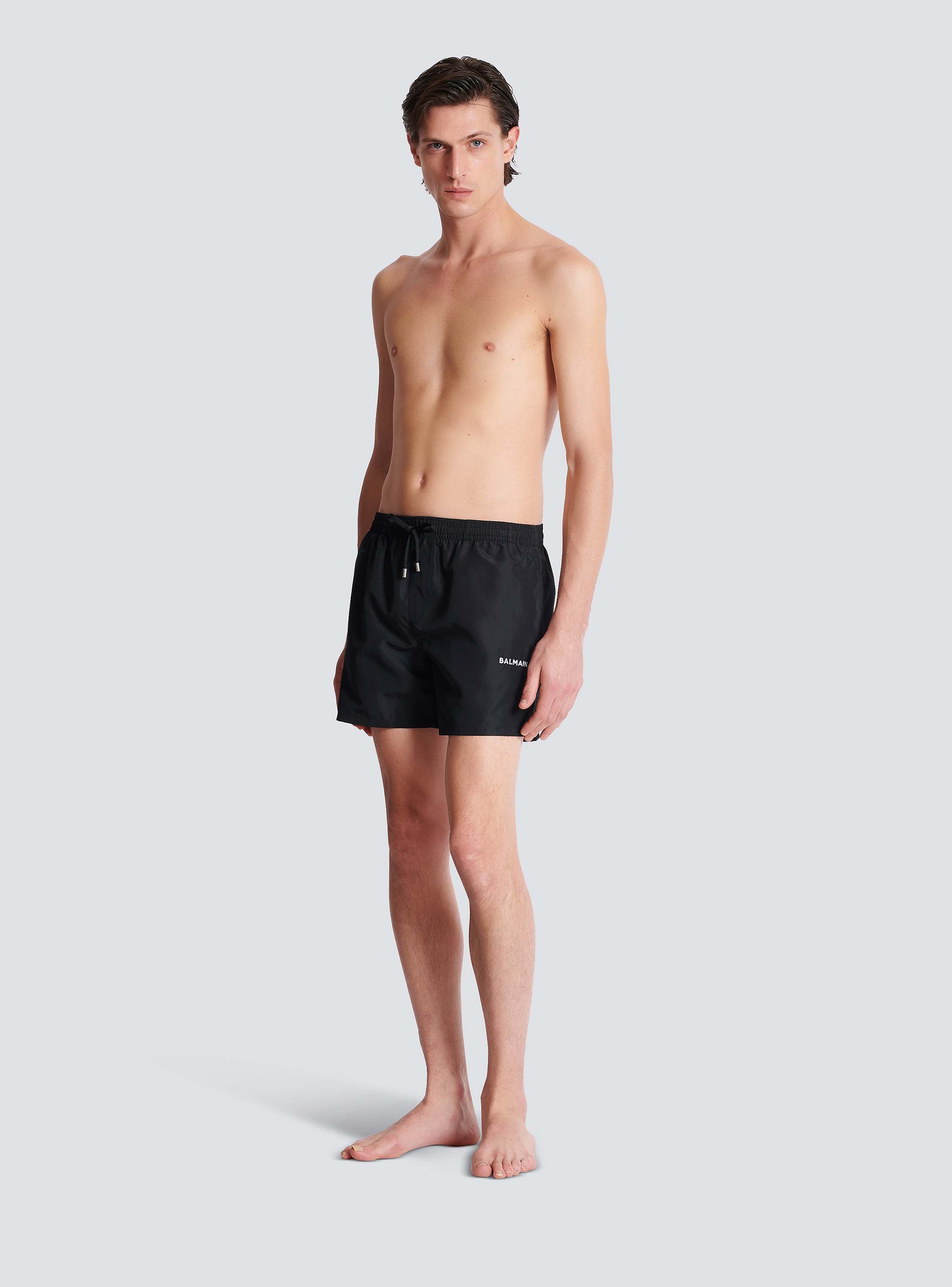【送料&関税込】Balmain Shorts In Black Viscose Short Balmain Black size M International in Cotton - 41426201