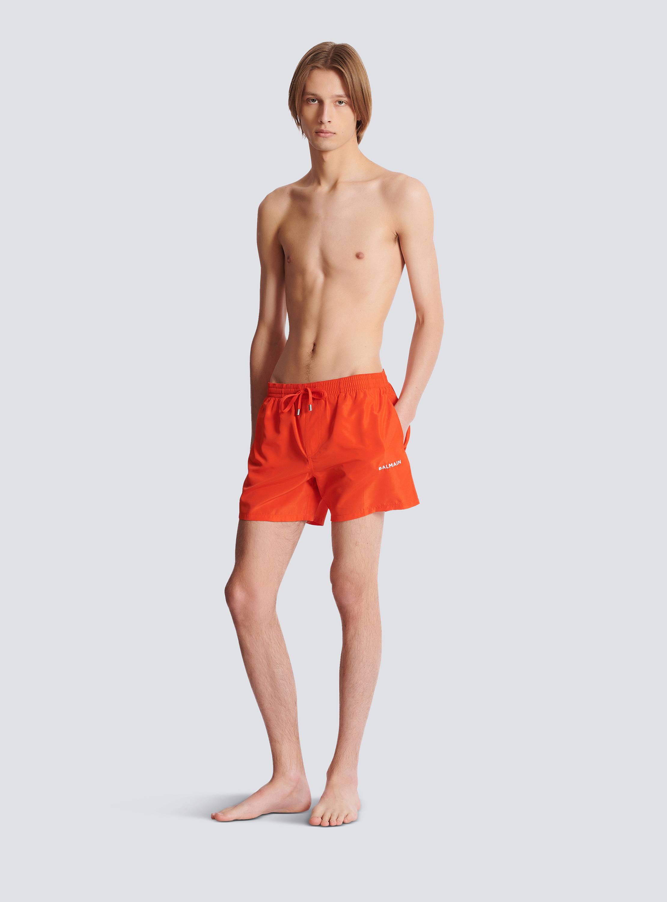Balmain logo swim shorts