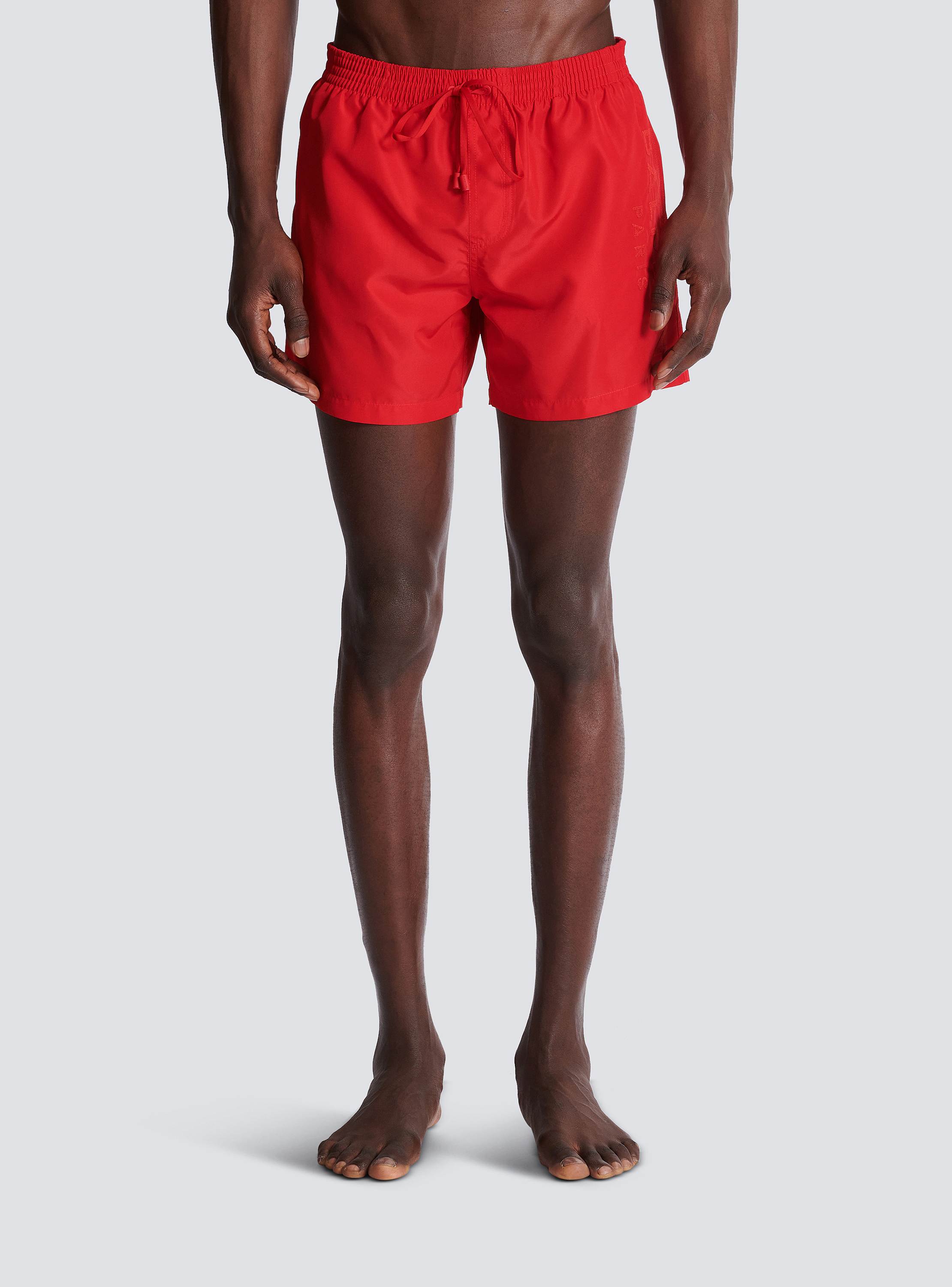 Balmain Paris embroidered swim shorts