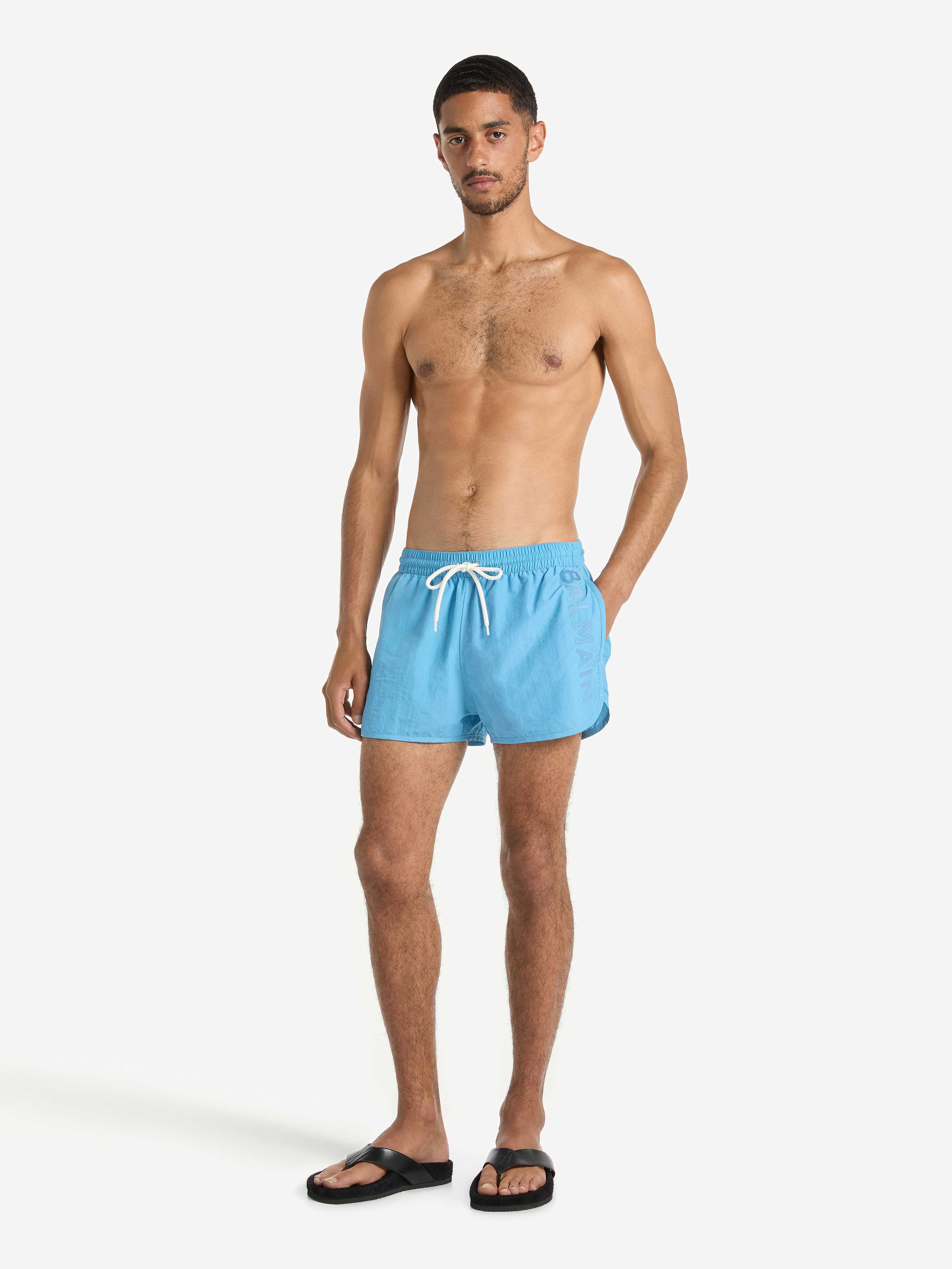 Balmain embroidered swim shorts