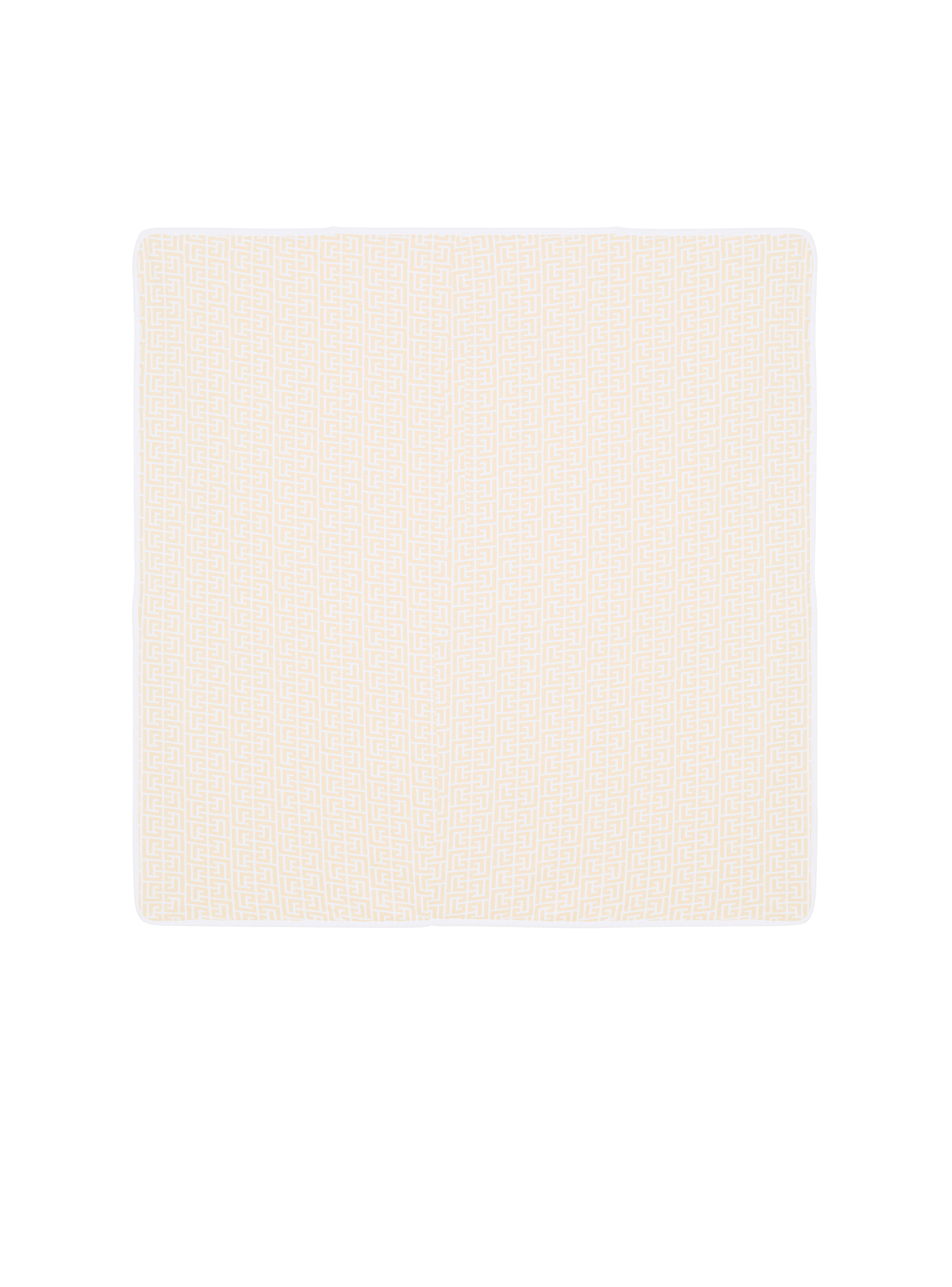 Monogrammed baby blanket