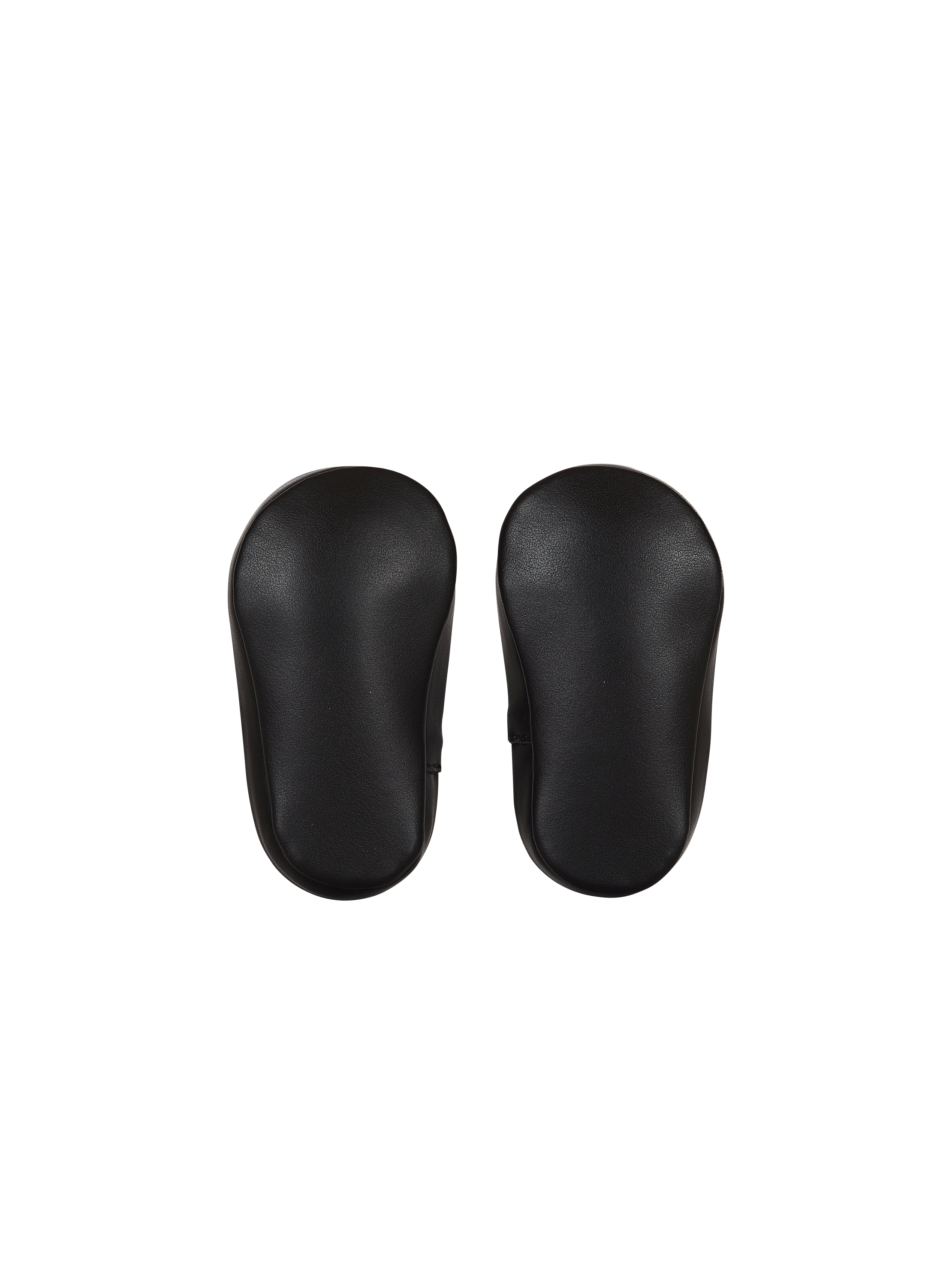 Two-tone leather trainers