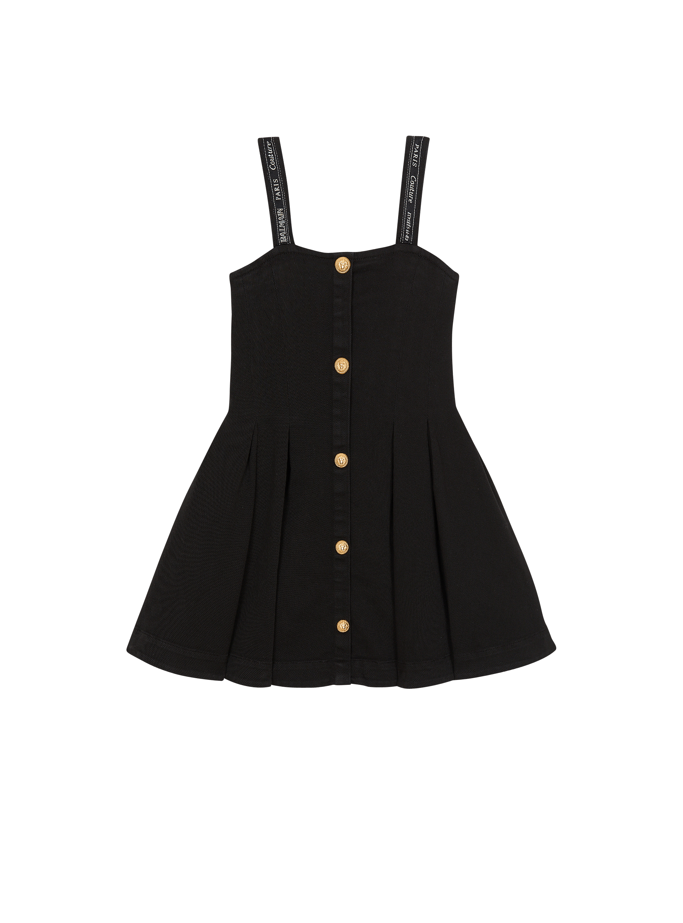 A-line dress with buttons