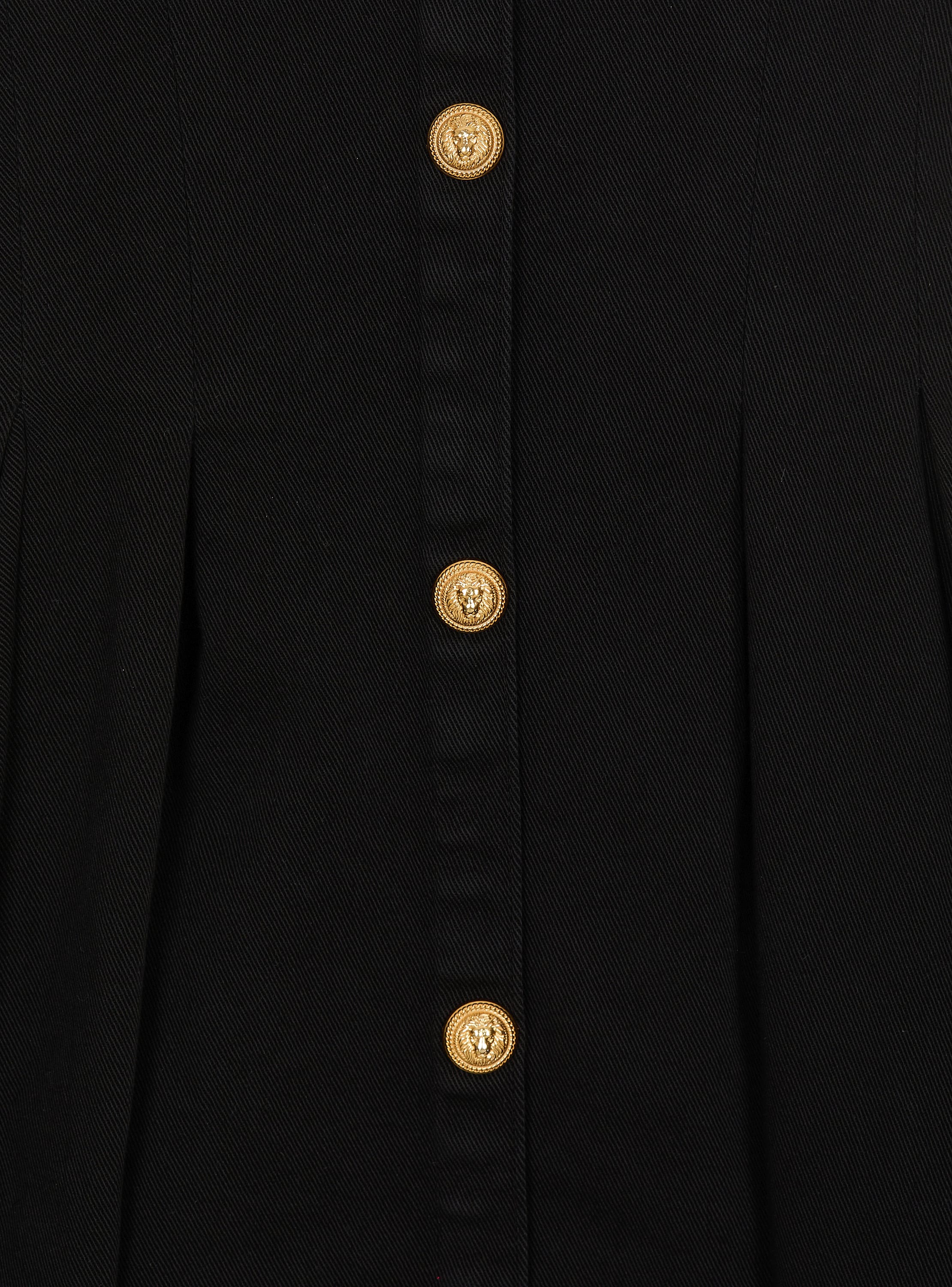 A-line dress with buttons