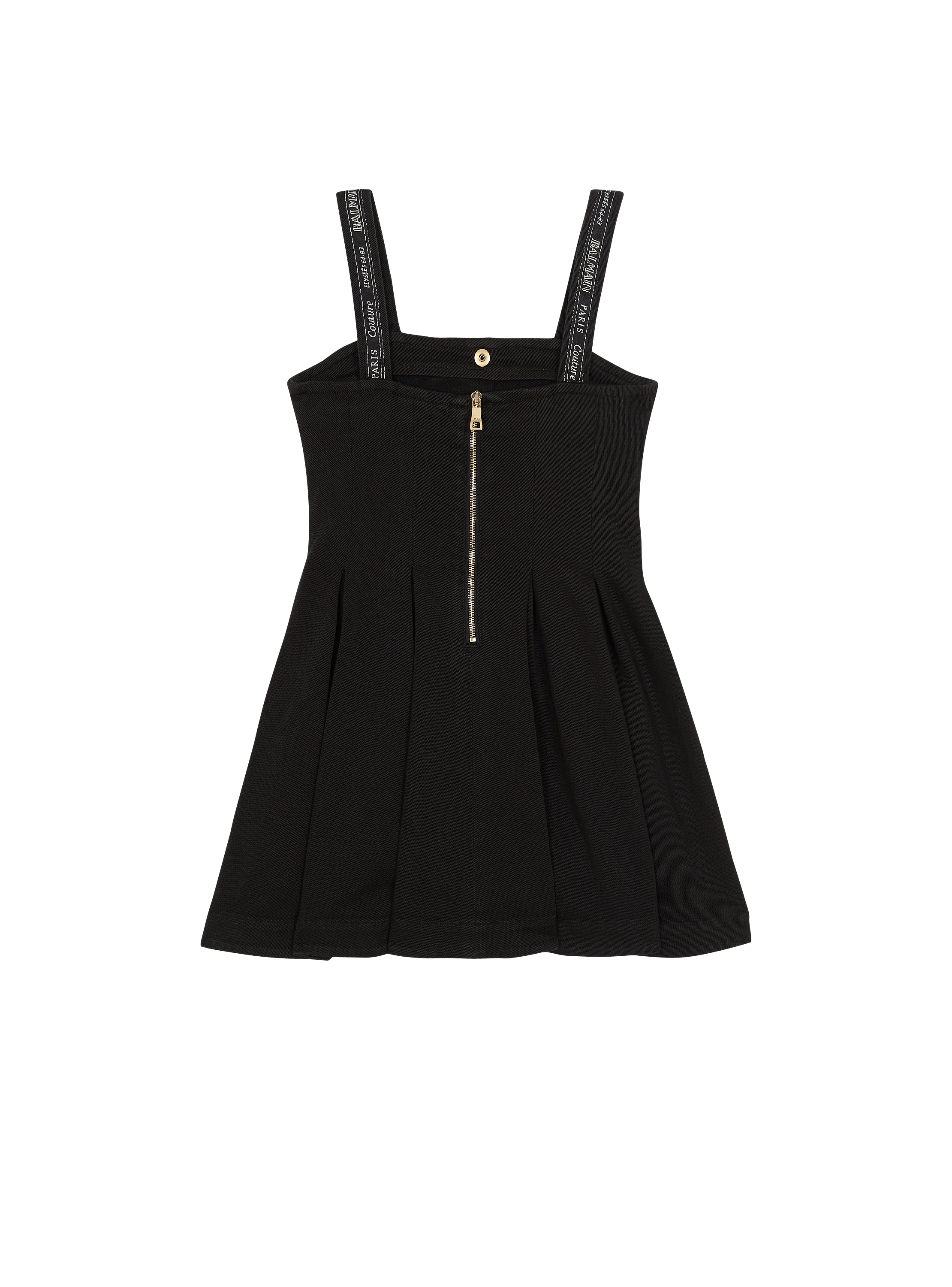 A-line dress with buttons