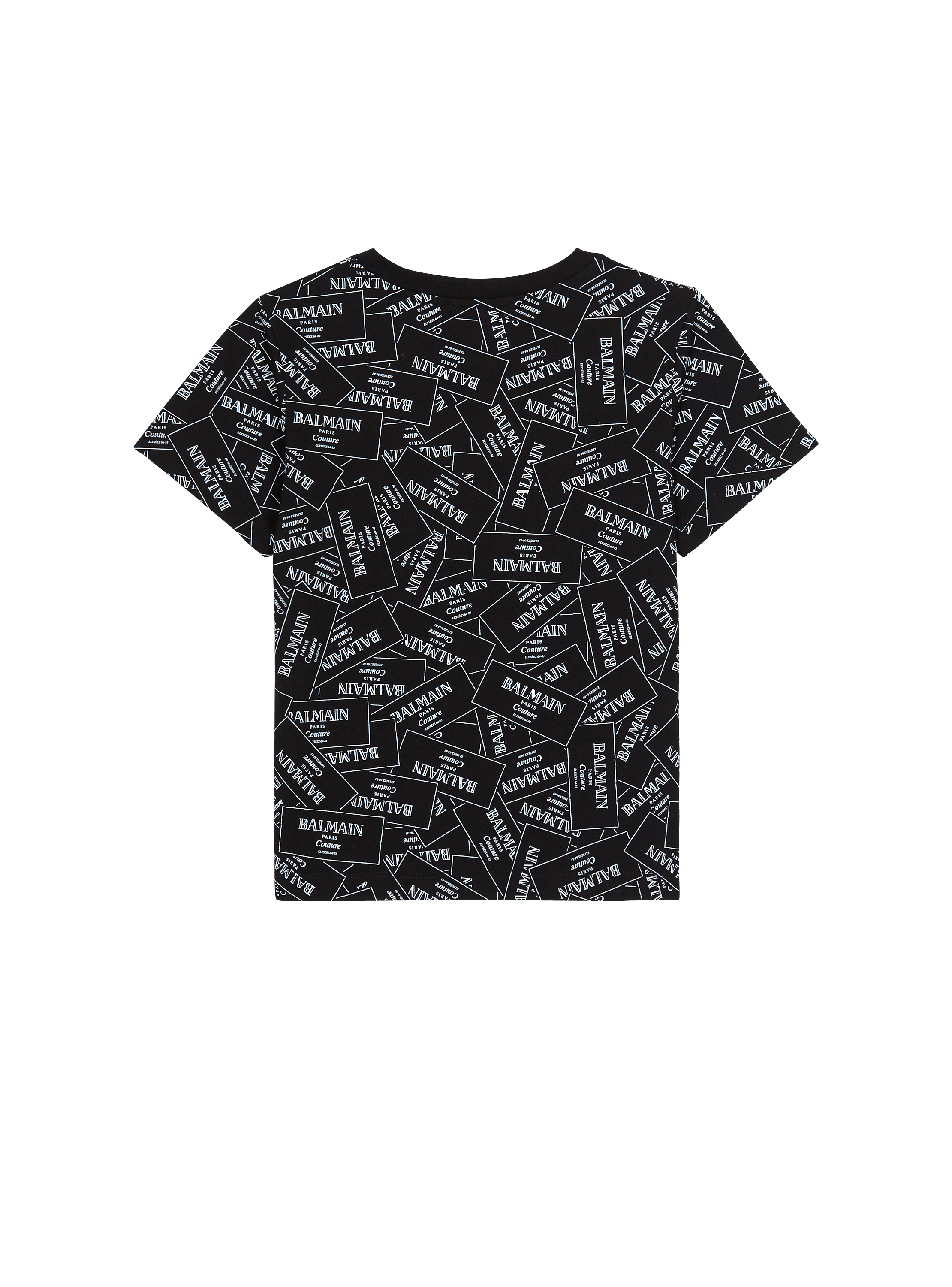 T-shirt with Balmain Couture print