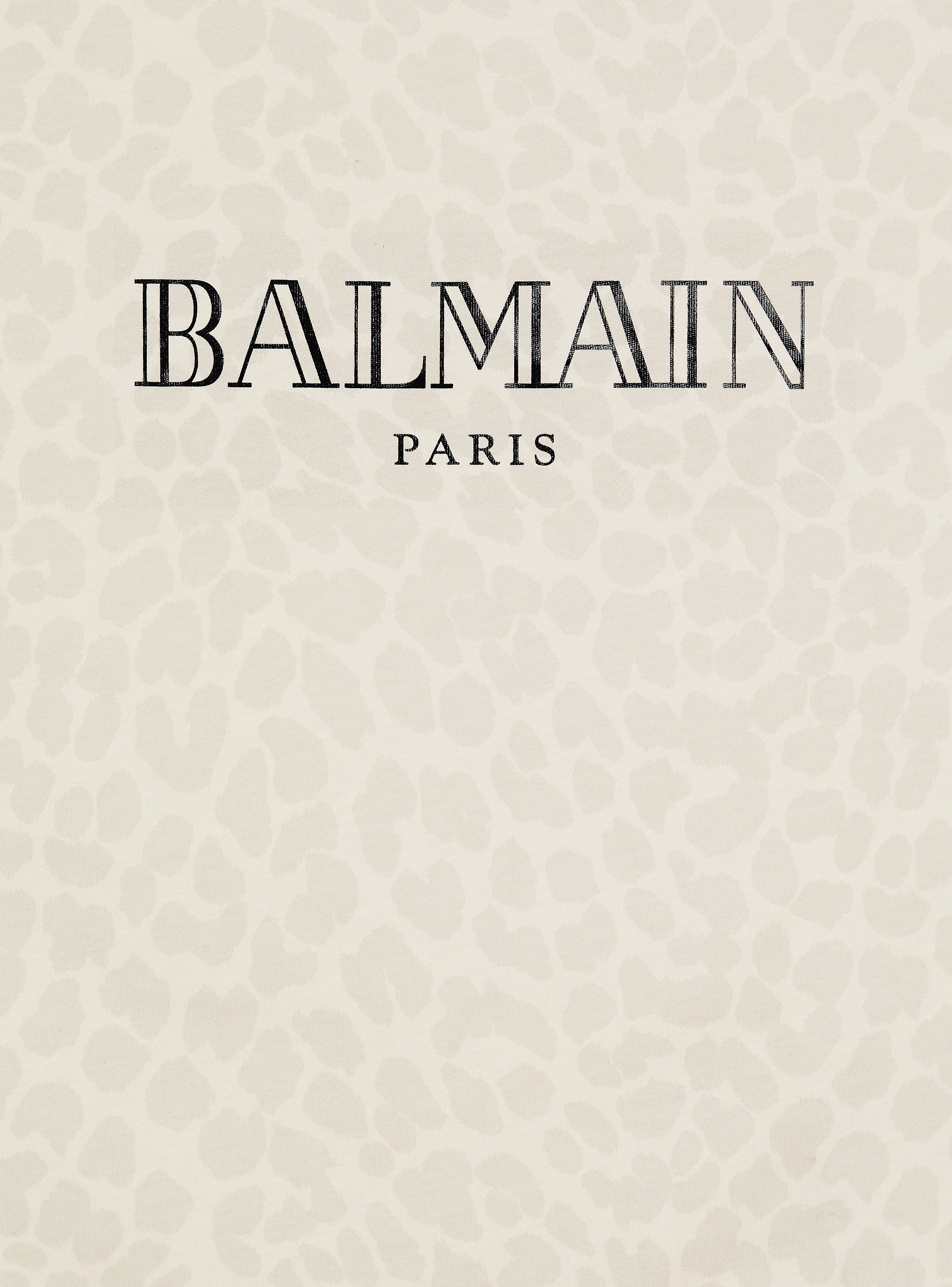 Baby blanket with vintage Balmain embroidery